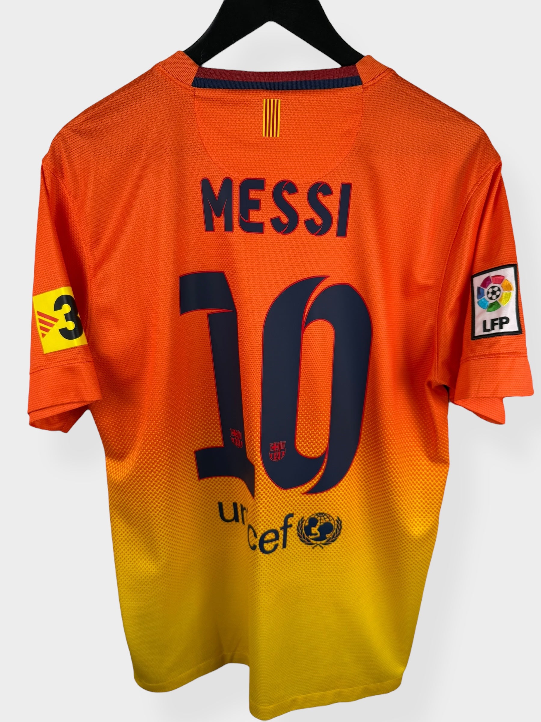 2012-13 BARCELONA AWAY SHIRT MESSI #10 M - Authentic Football Club