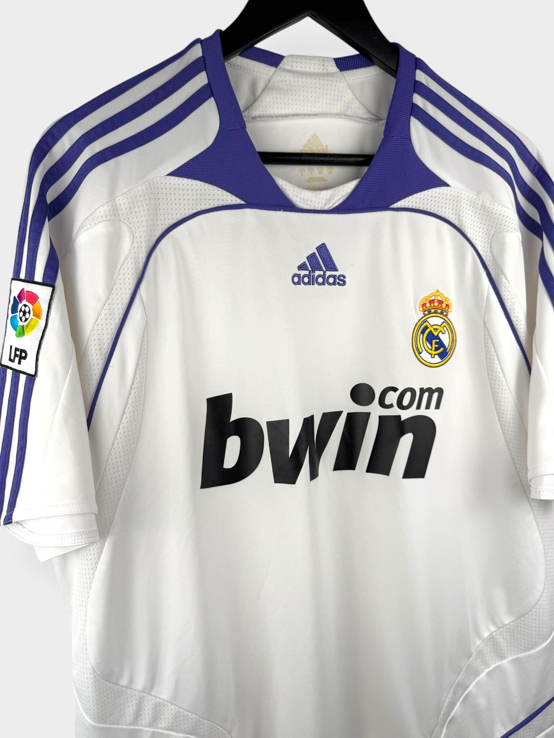 2007-08 REAL MADRID HOME SHIRT L