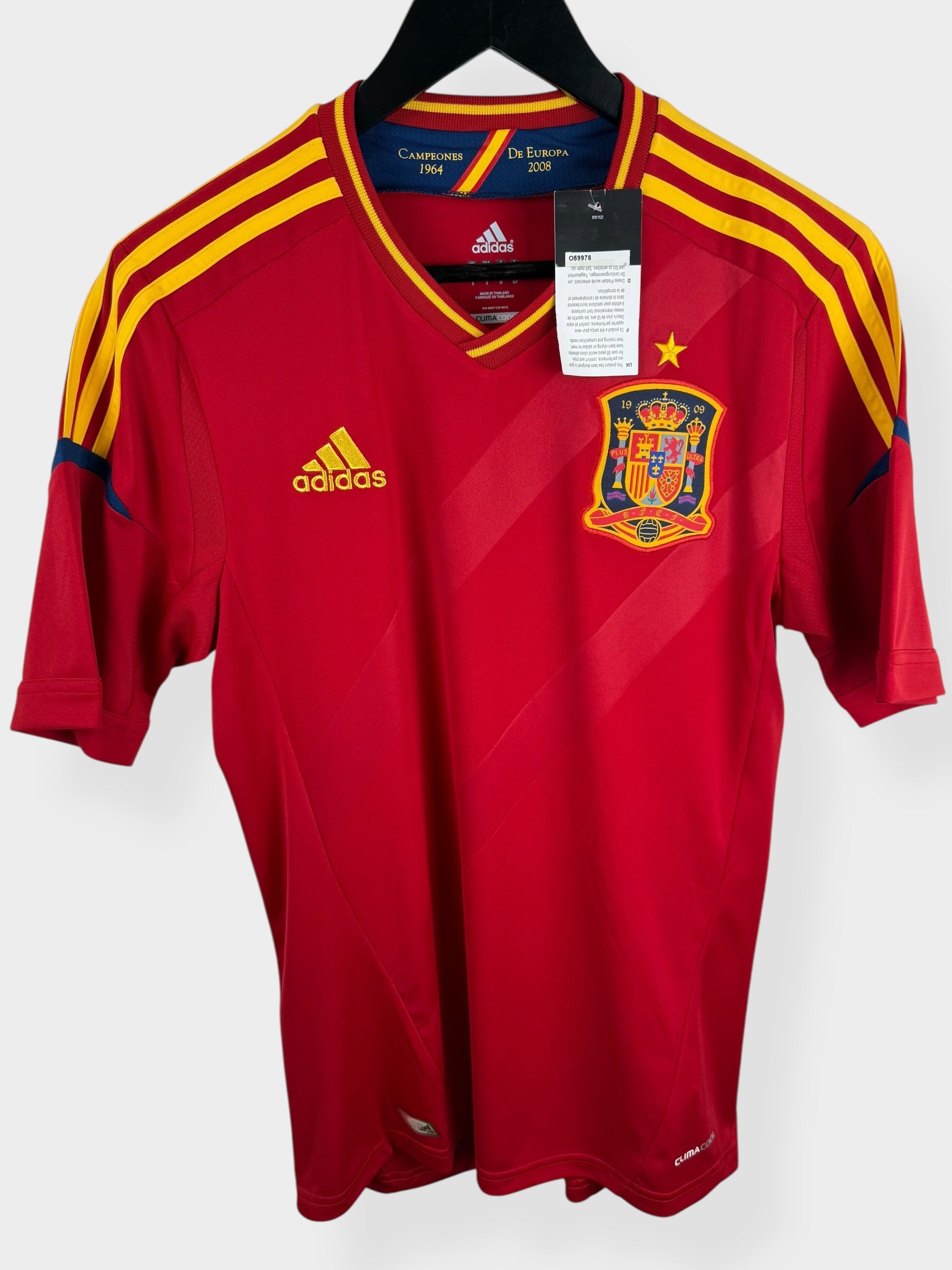 2011-12 SPAIN HOME SHIRT S - Authentic Football Club