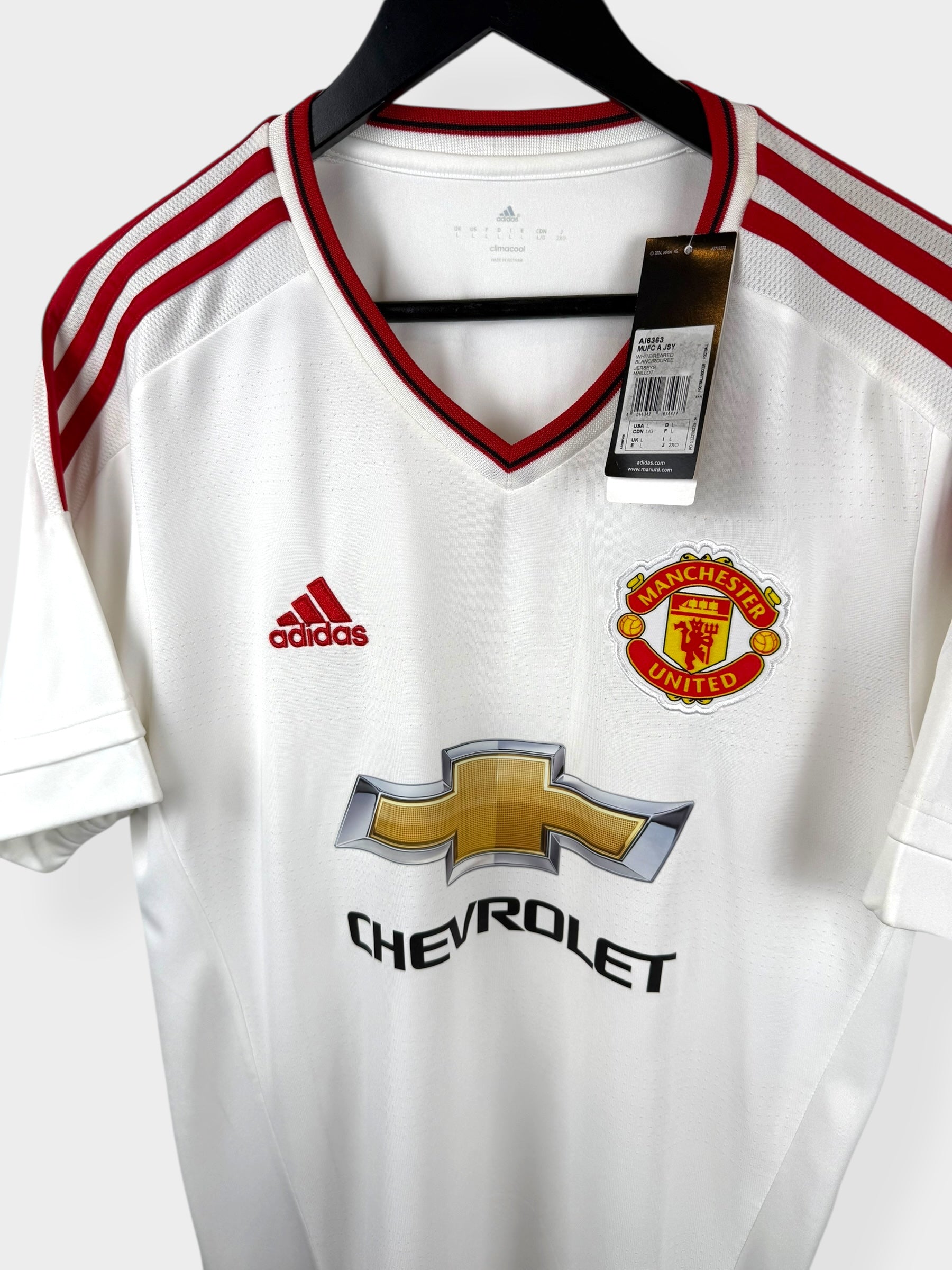 2015-16 MANCHESTER UNITED AWAY SHIRT L - Authentic Football Club