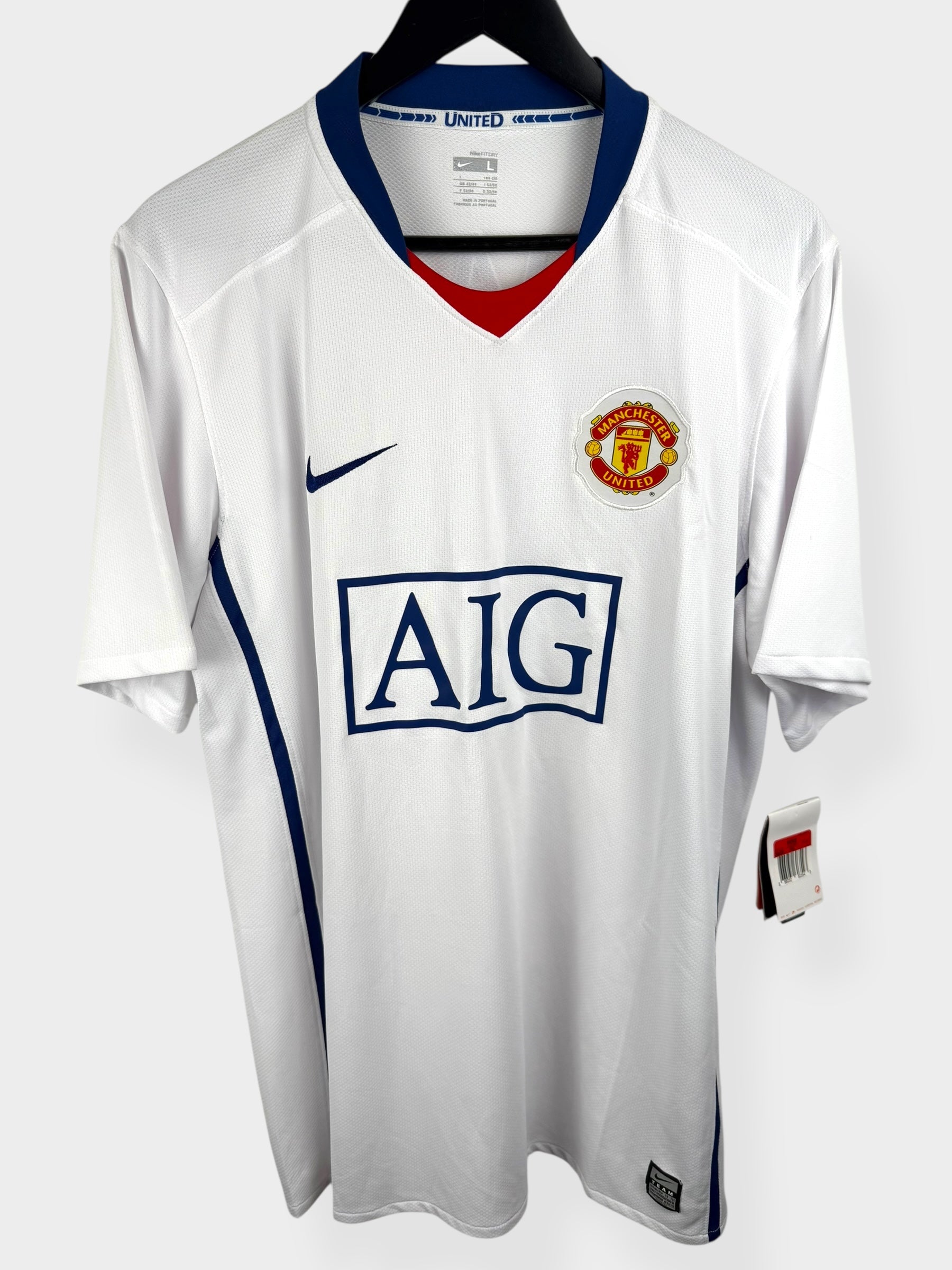 2008-09 MANCHESTER UNITED AWAY SHIRT RONALDO #7 L - Authentic Football Club