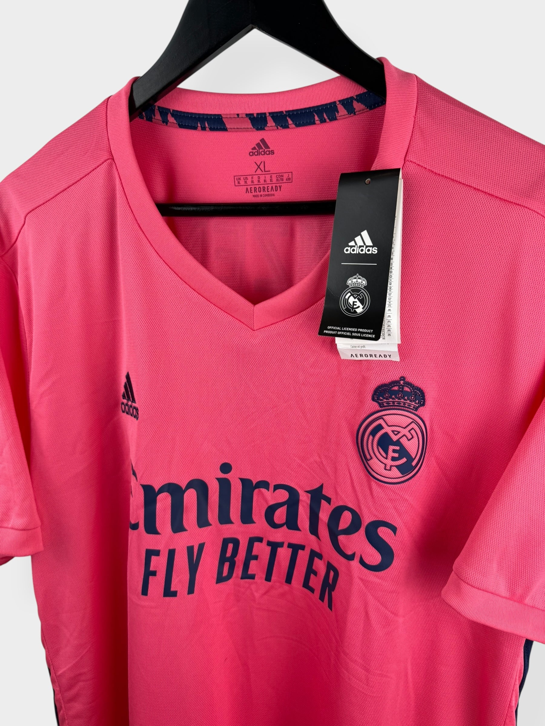 2020-21 REAL MADRID AWAY SHIRT BENZEMA #9 XL - Authentic Football Club