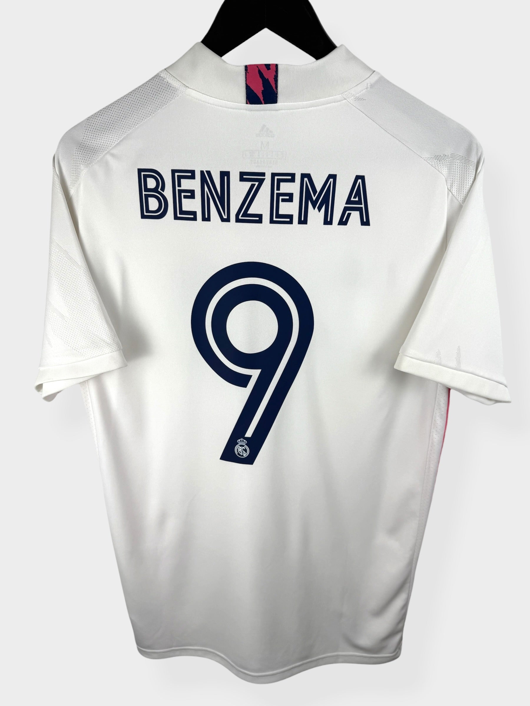 2020-21 REAL MADRID HOME SHIRT BENZEMA #9 M