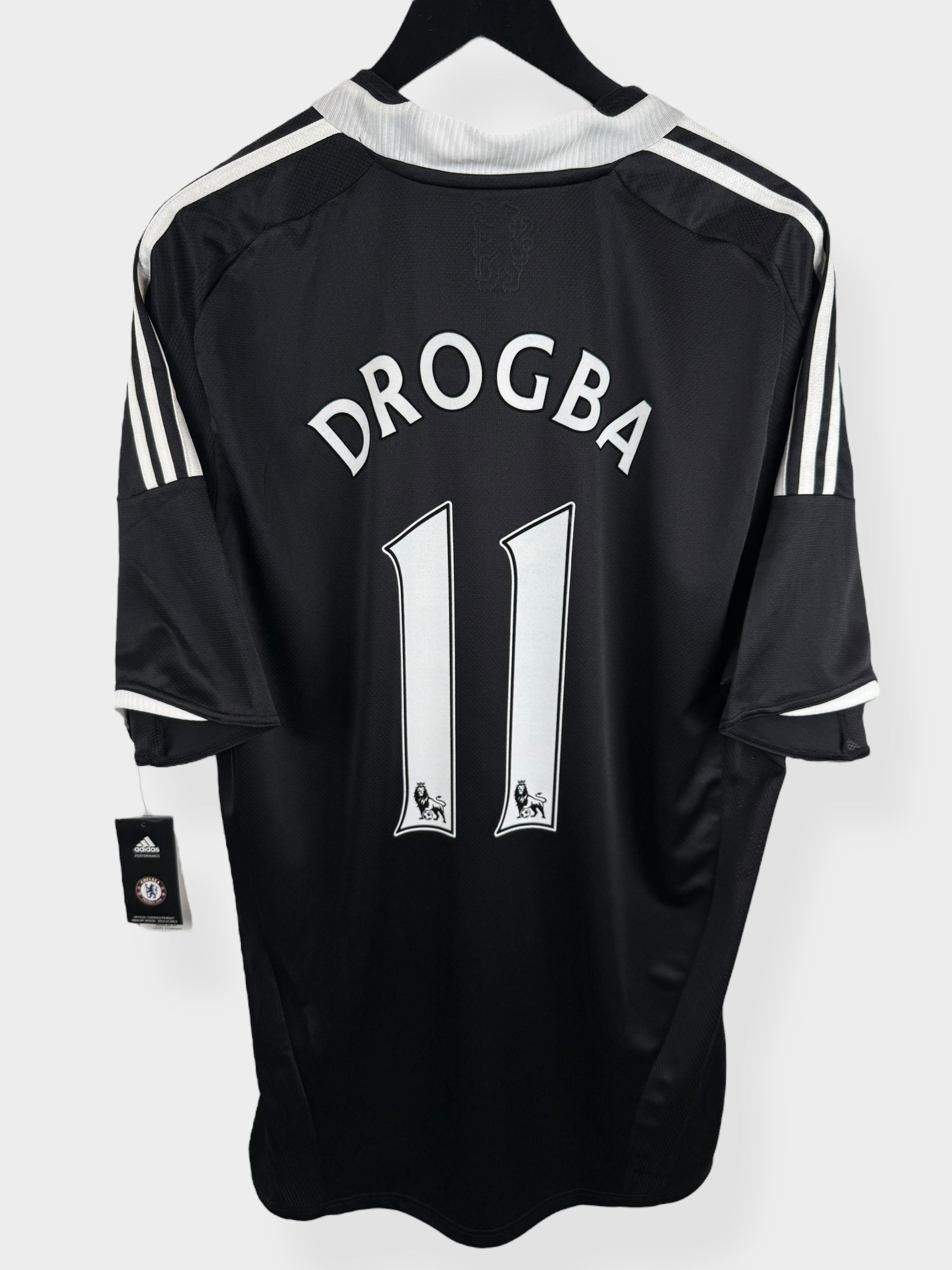 2008-09 CHELSEA AWAY SHIRT DROGBA #11 XL - Authentic Football Club