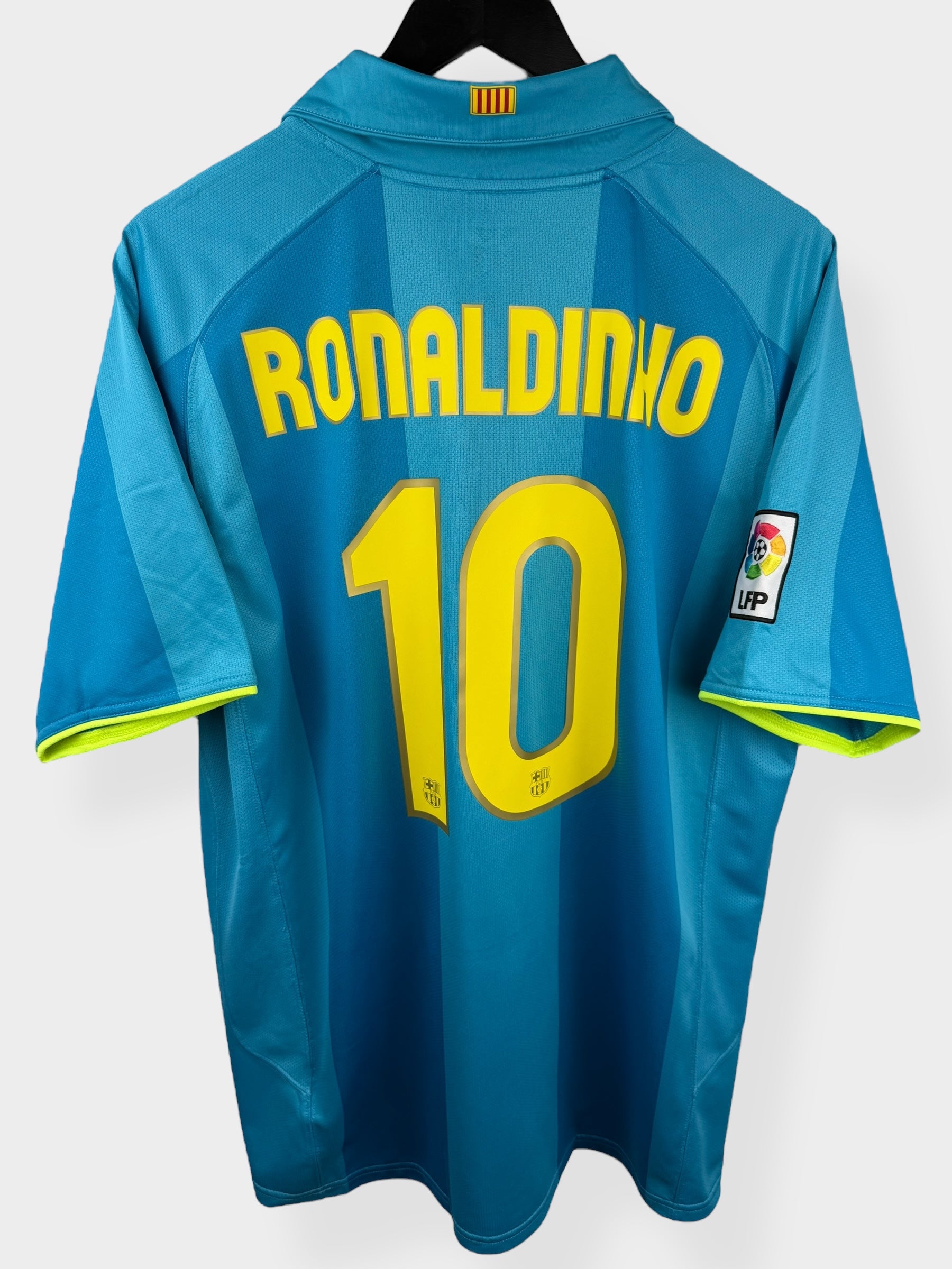2007-08 BARCELONA UITSHIRT RONALDINHO #10 L