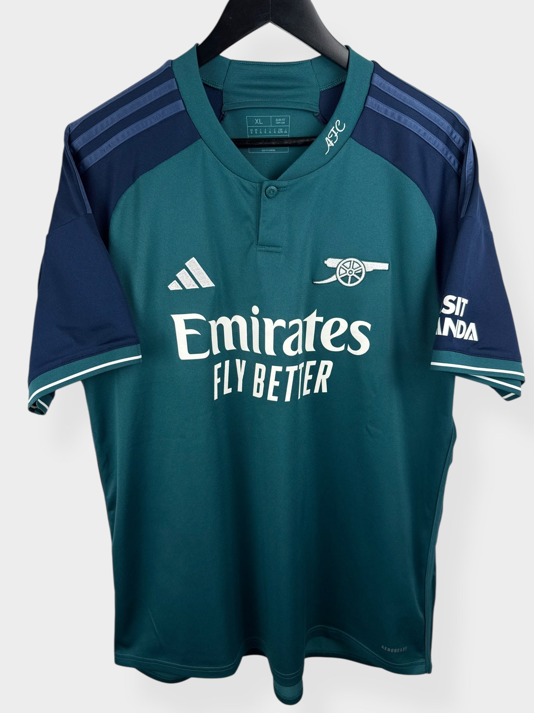 2023-24 ARSENAL THIRD SHIRT SAKA #7 XL - Authentic Football Club