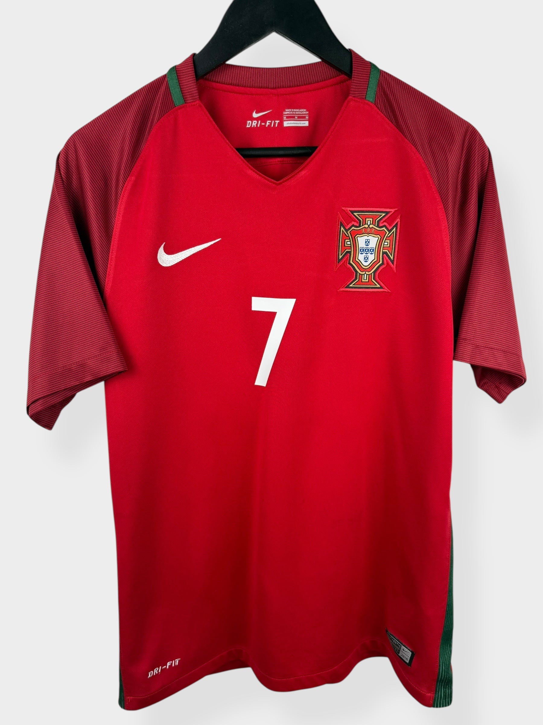 2016-17 PORTUGAL HOME SHIRT RONALDO #7 M