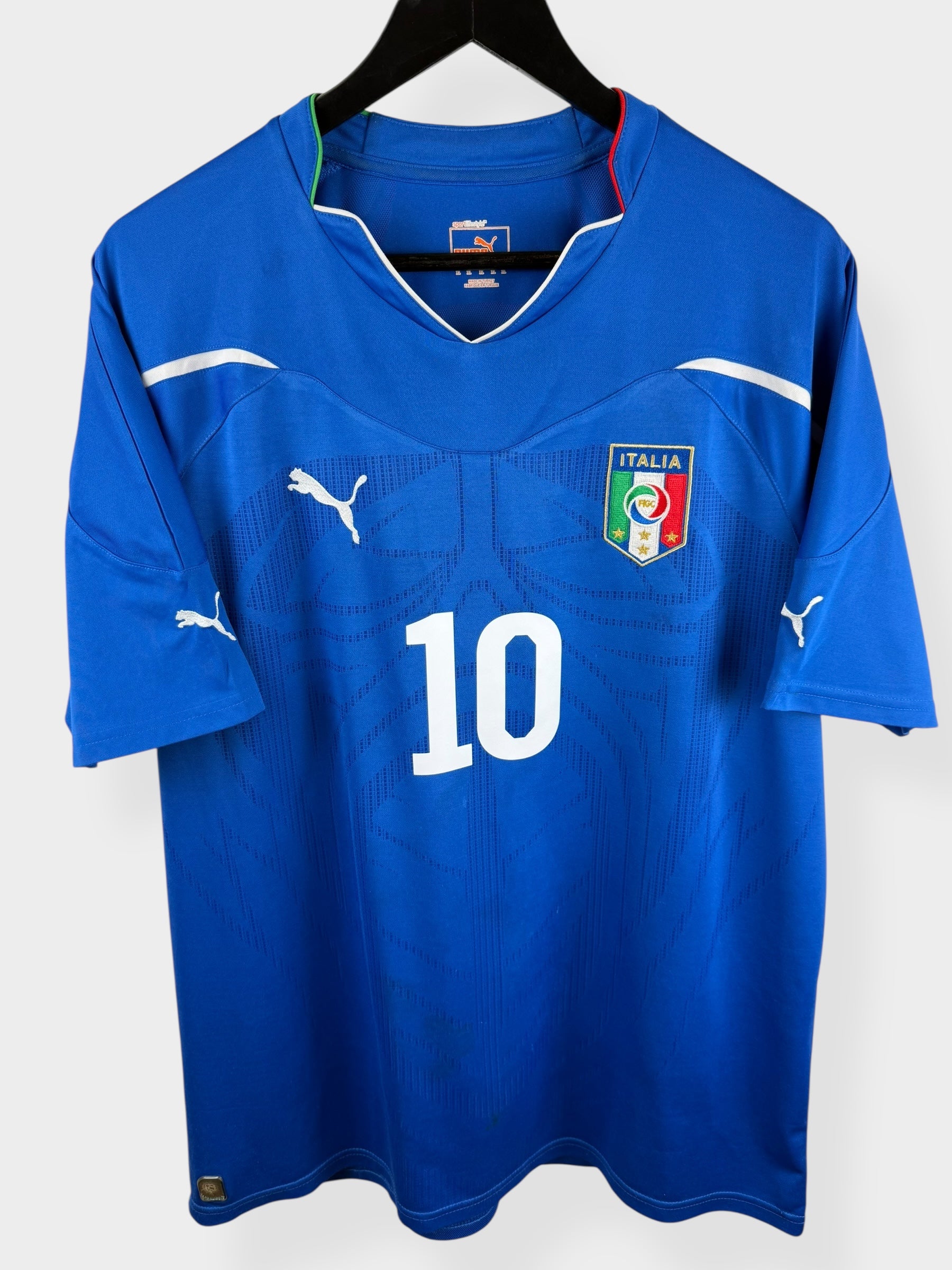 2010-12 ITALY HOME SHIRT DI NATALE #10 XL
