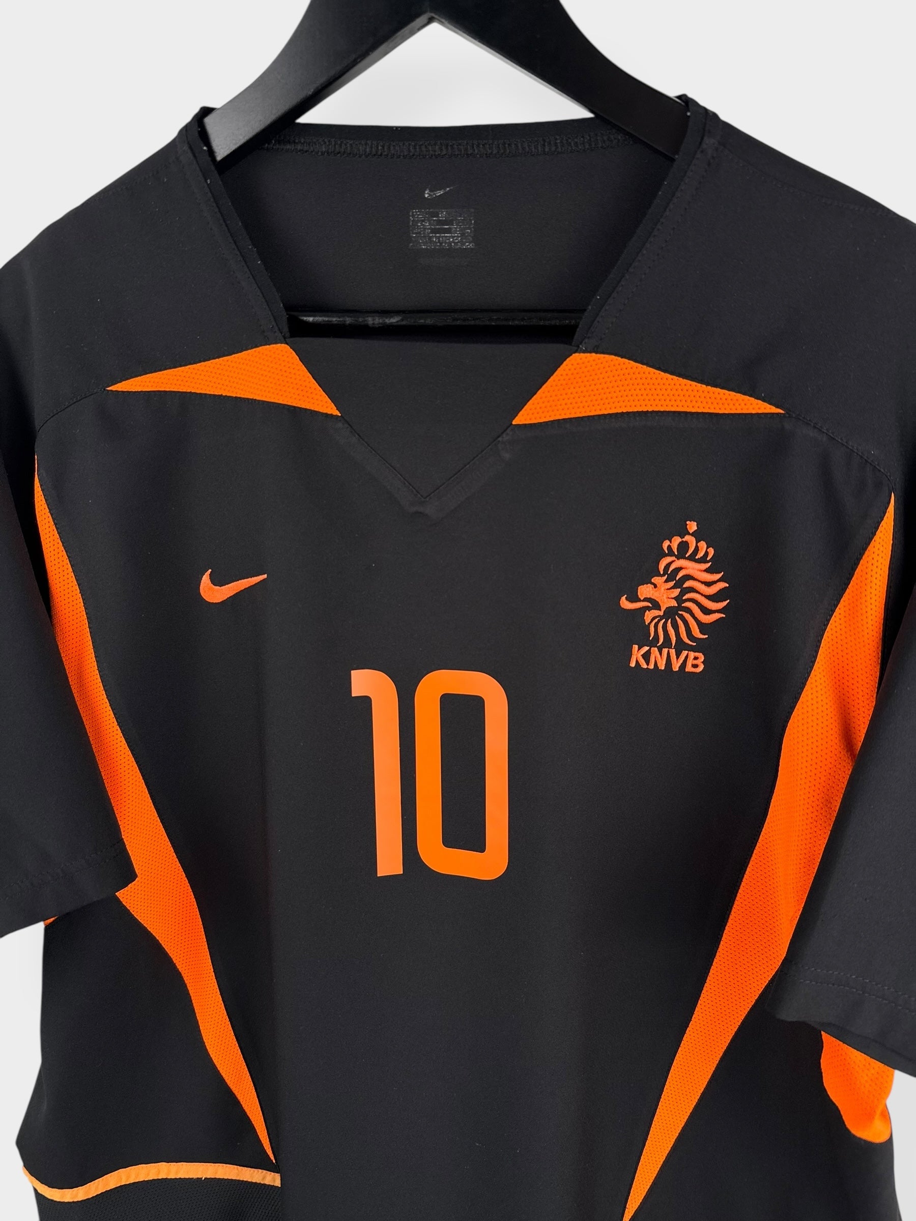 2002-04 NETHERLANDS AWAY SHIRT KLUIVERT #10 L - Authentic Football Club