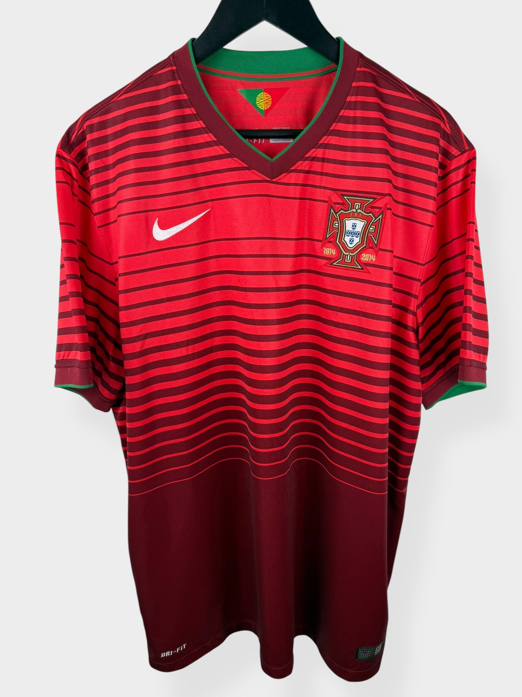 2014-15 PORTUGAL HOME SHIRT XL - Authentic Football Club