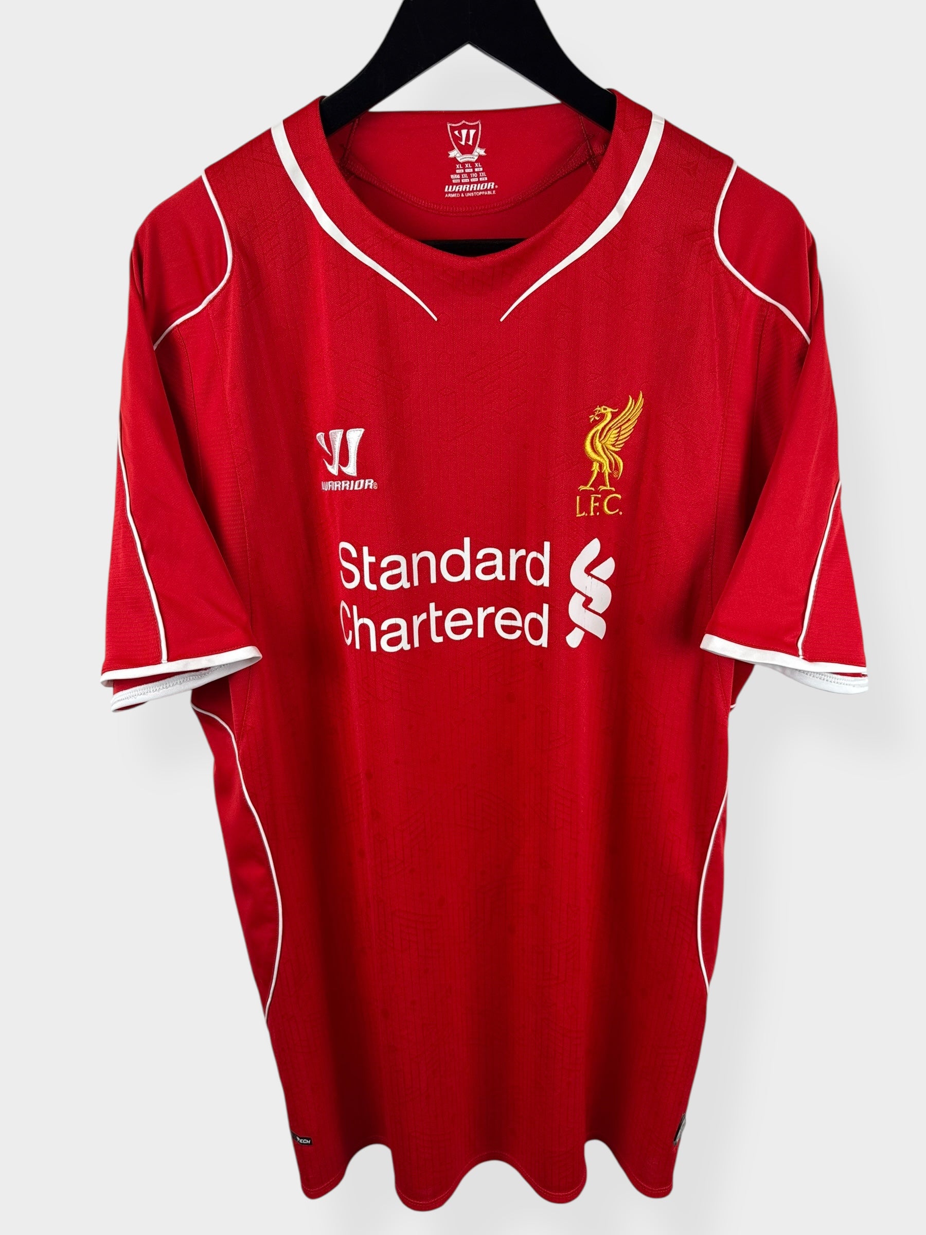 2014-15 LIVERPOOL HEIMTRIKOT GERRARD #8 XL