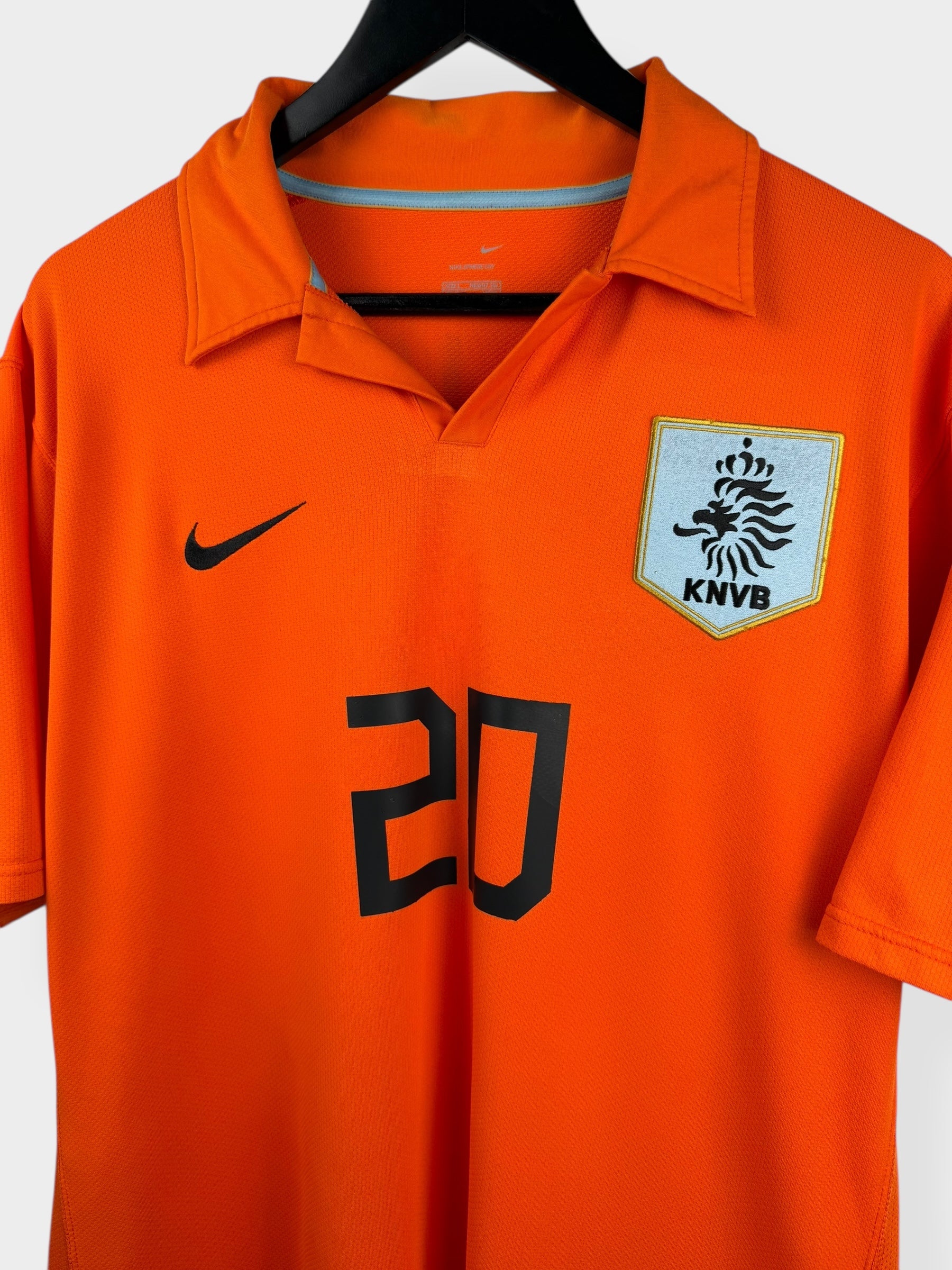 2006-08 NETHERLANDS HOME SHIRT SNEIJDER #20 L