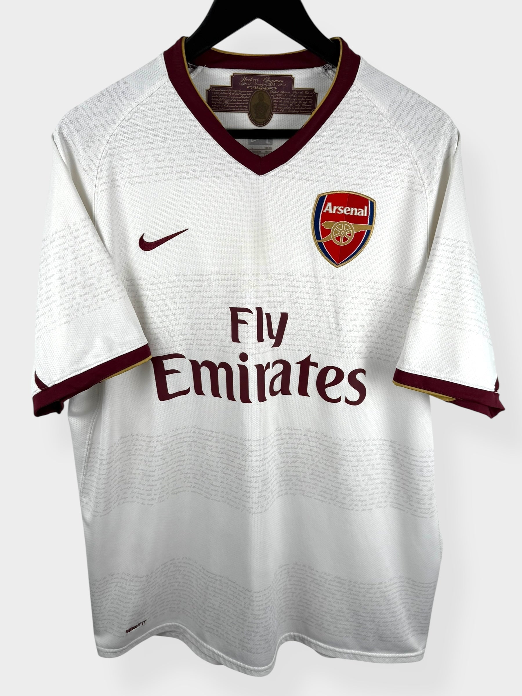 2007-08 ARSENAL AWAY SHIRT v. PERSIE #11 L - Authentic Football Club