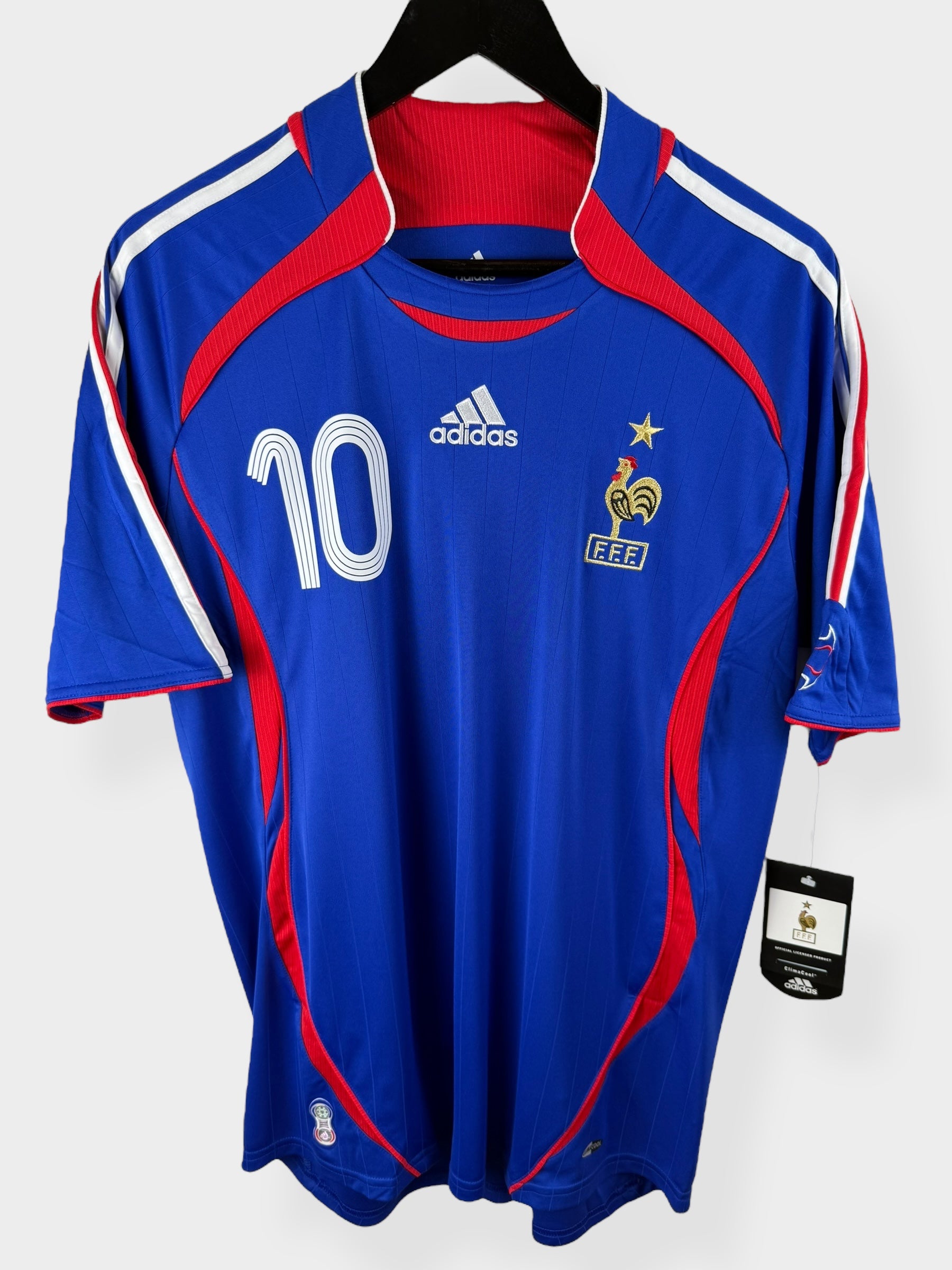 2006-07 FRANCE HOME SHIRT ZIDANE #10 M
