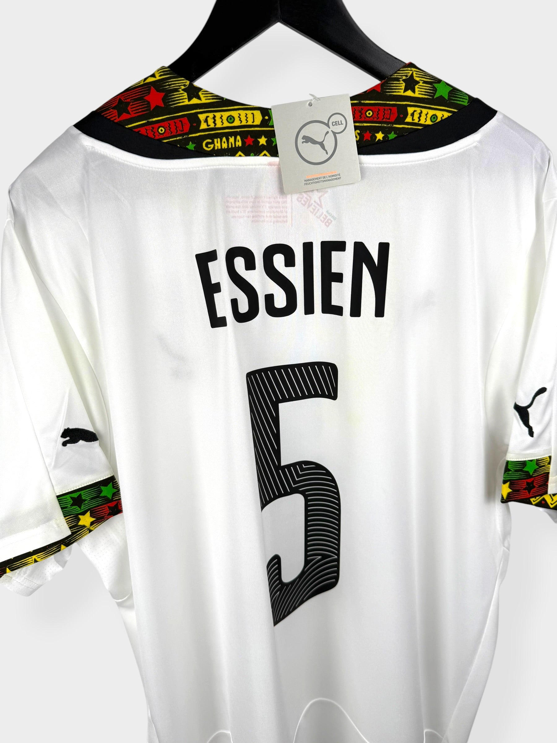 2014-15 GHANA THUISSHIRT ESSIEN #5 XXL