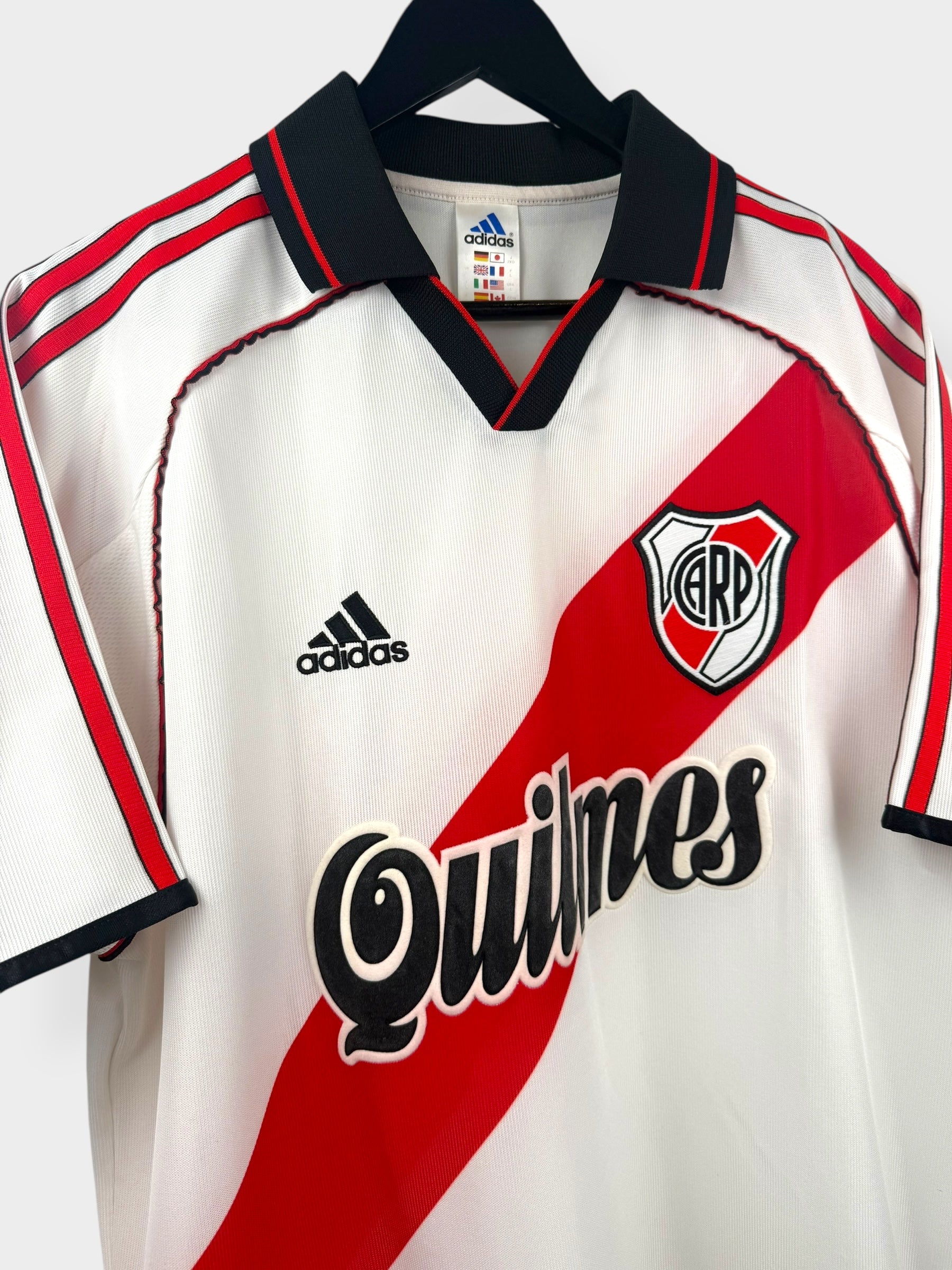 2000-02 RIVER PLATE HOME SHIRT L