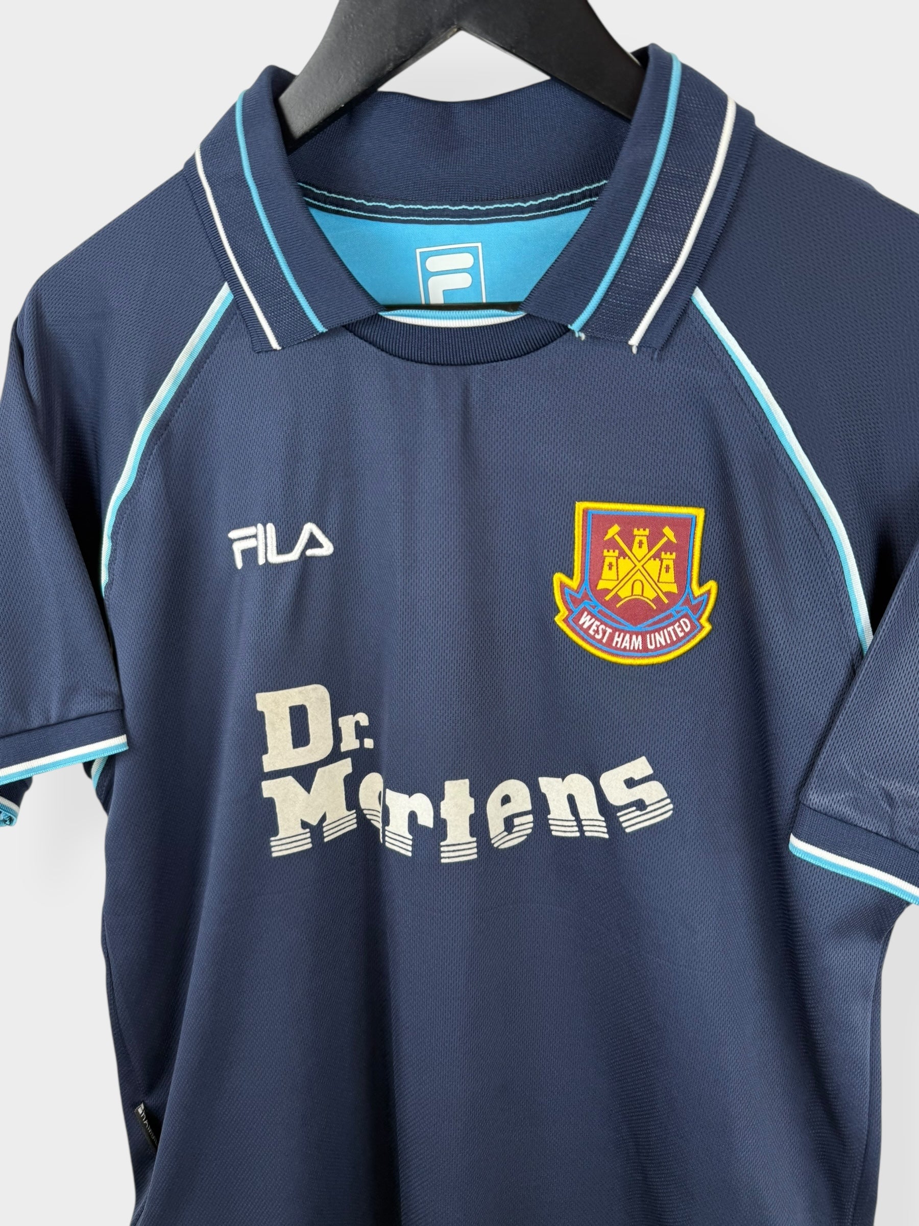 1999-01 WEST HAM UNITED AWAY SHIRT DI CANIO #10 M - Authentic Football Club