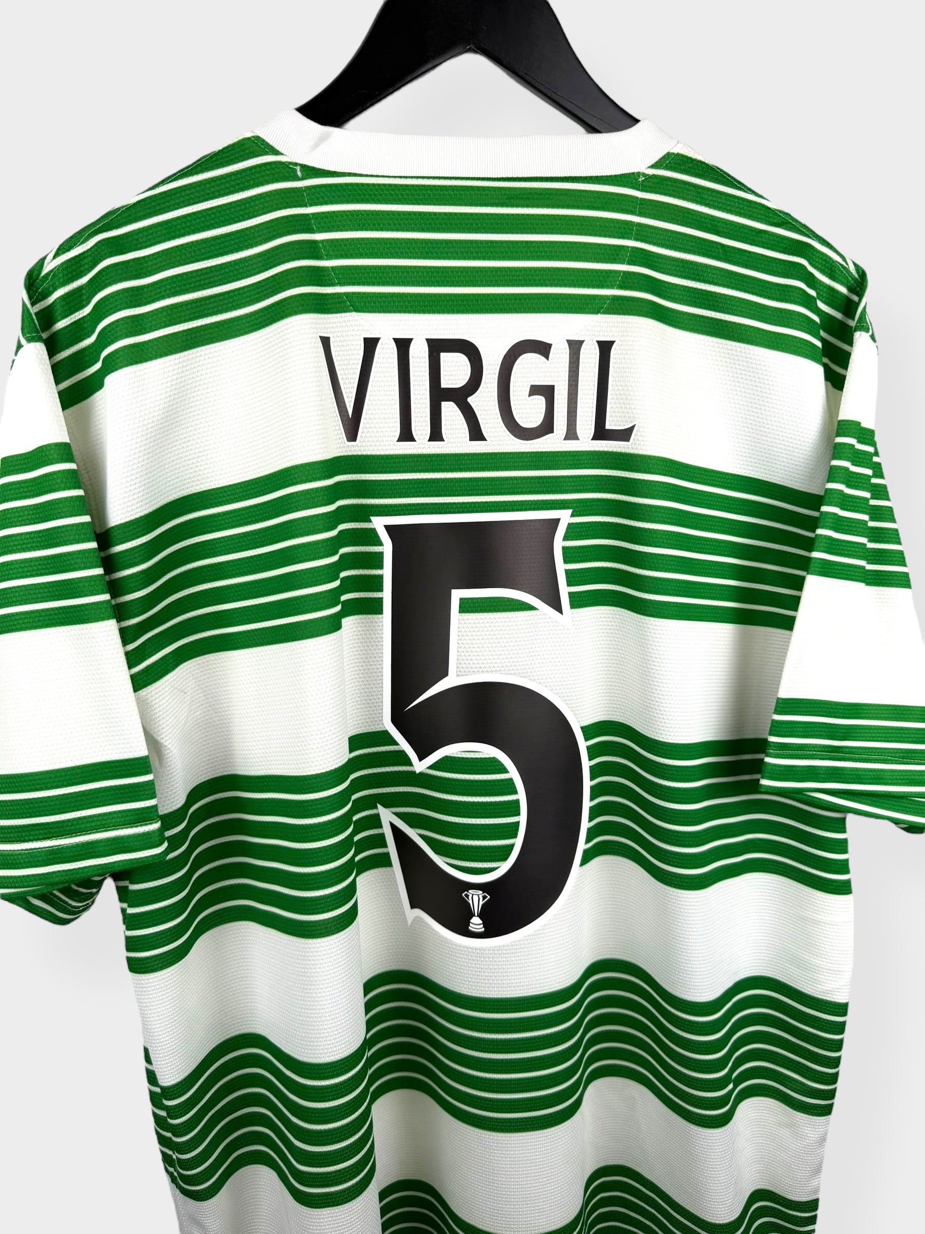 2013-15 CELTIC HOME SHIRT VIRGIL #4 XL