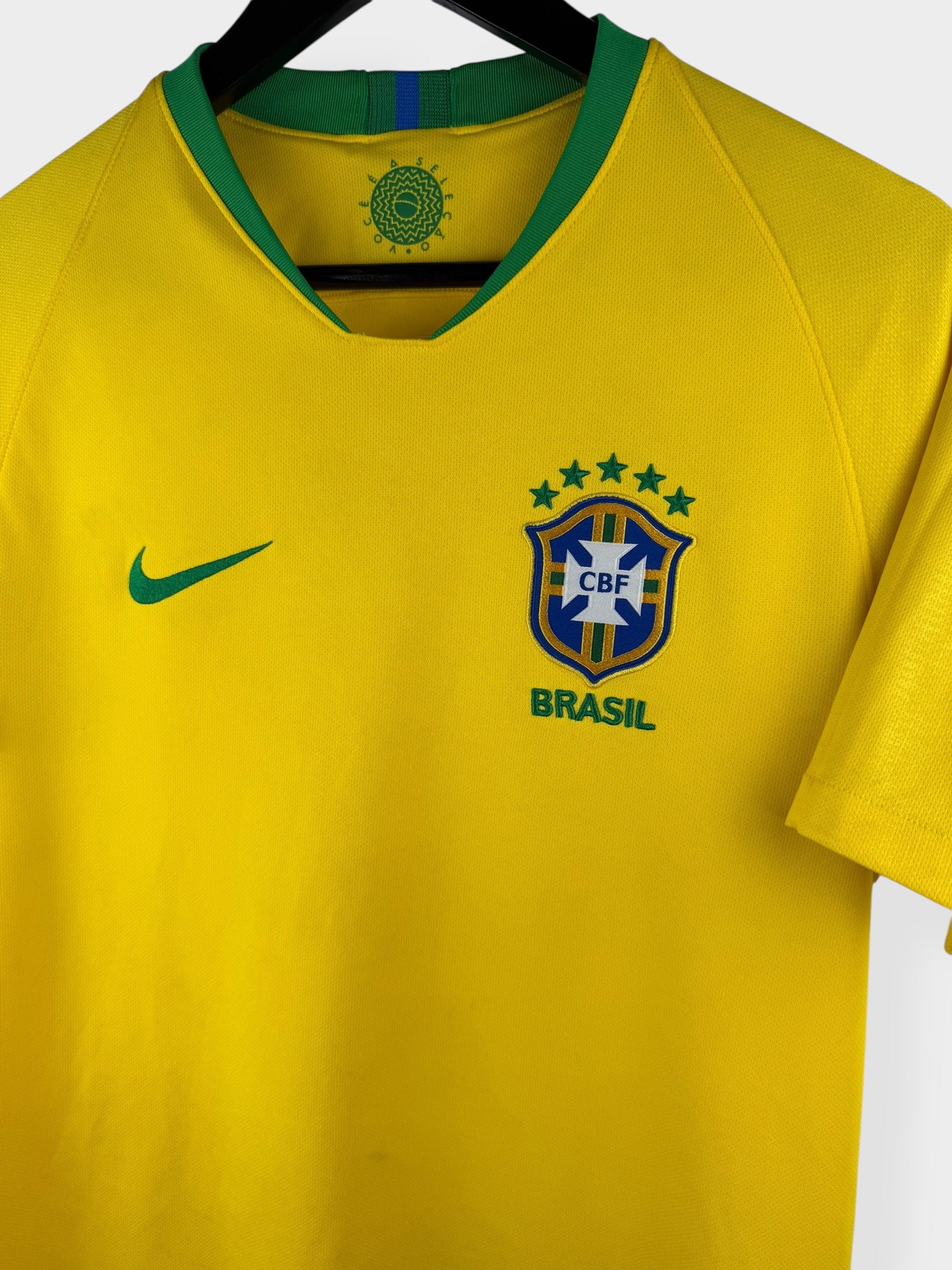 2018-19 BRAZIL HOME SHIRT COUTINHO #11 S