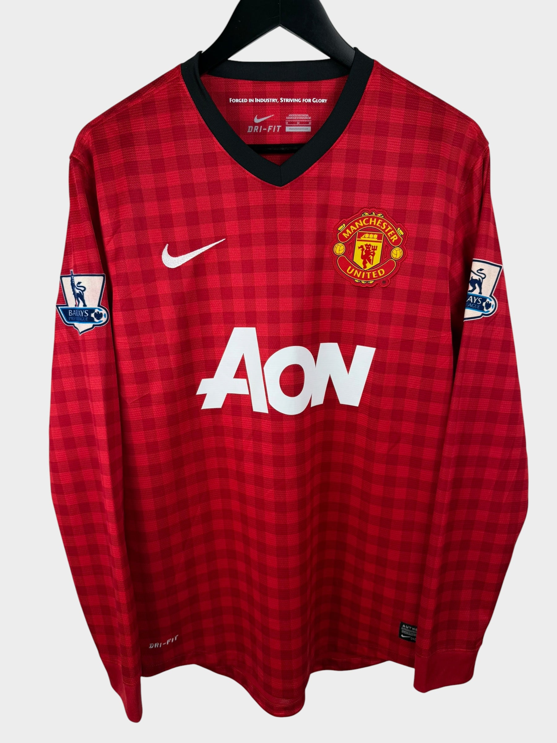 2012-13 MANCHESTER UNITED HOME SHIRT LS ROONEY #10 M