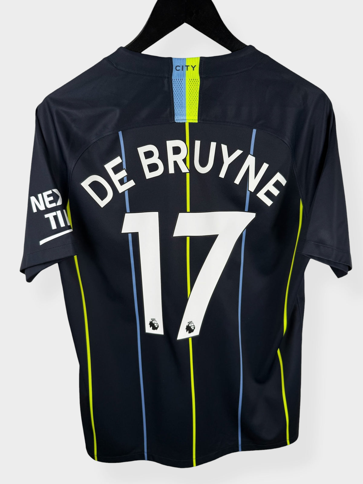 2018-19 MAILLOT EXTÉRIEUR DE MANCHESTER CITY DE BRUYNE #17 M