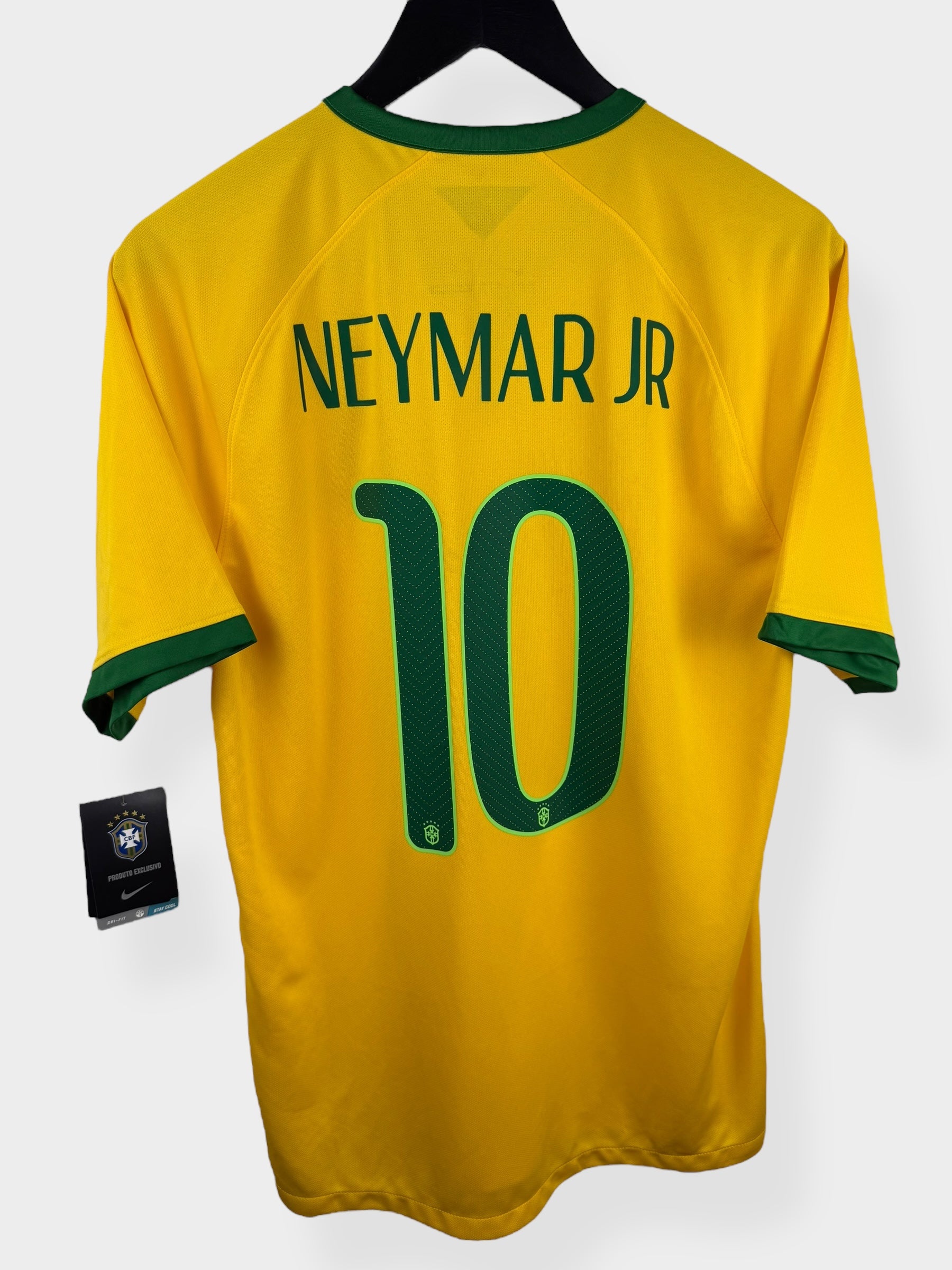 2014-15 BRAZIL HOME SHIRT NEYMAR JR #10 M