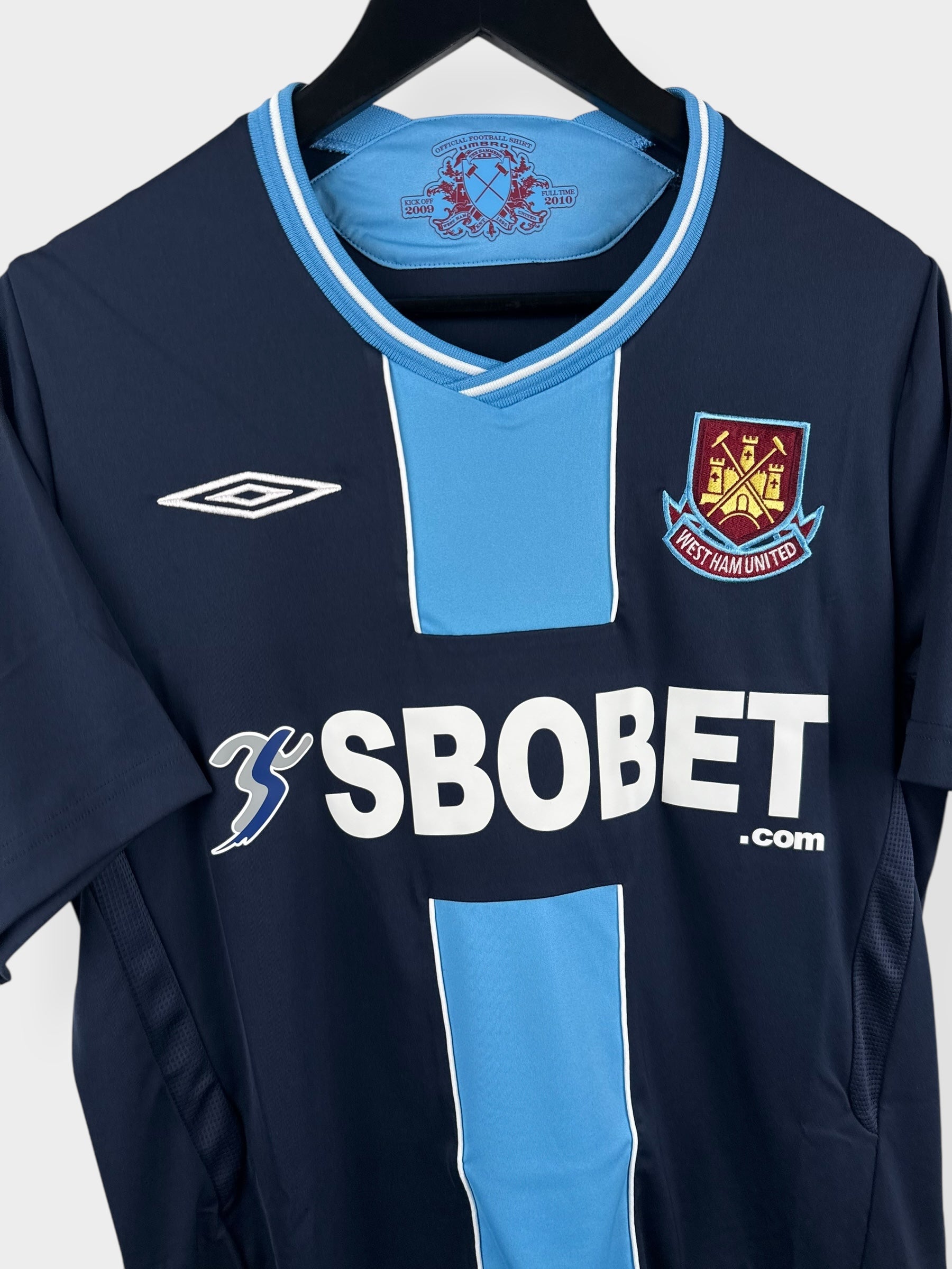 2009-10 WEST HAM UNITED AWAY SHIRT M - Authentic Football Club