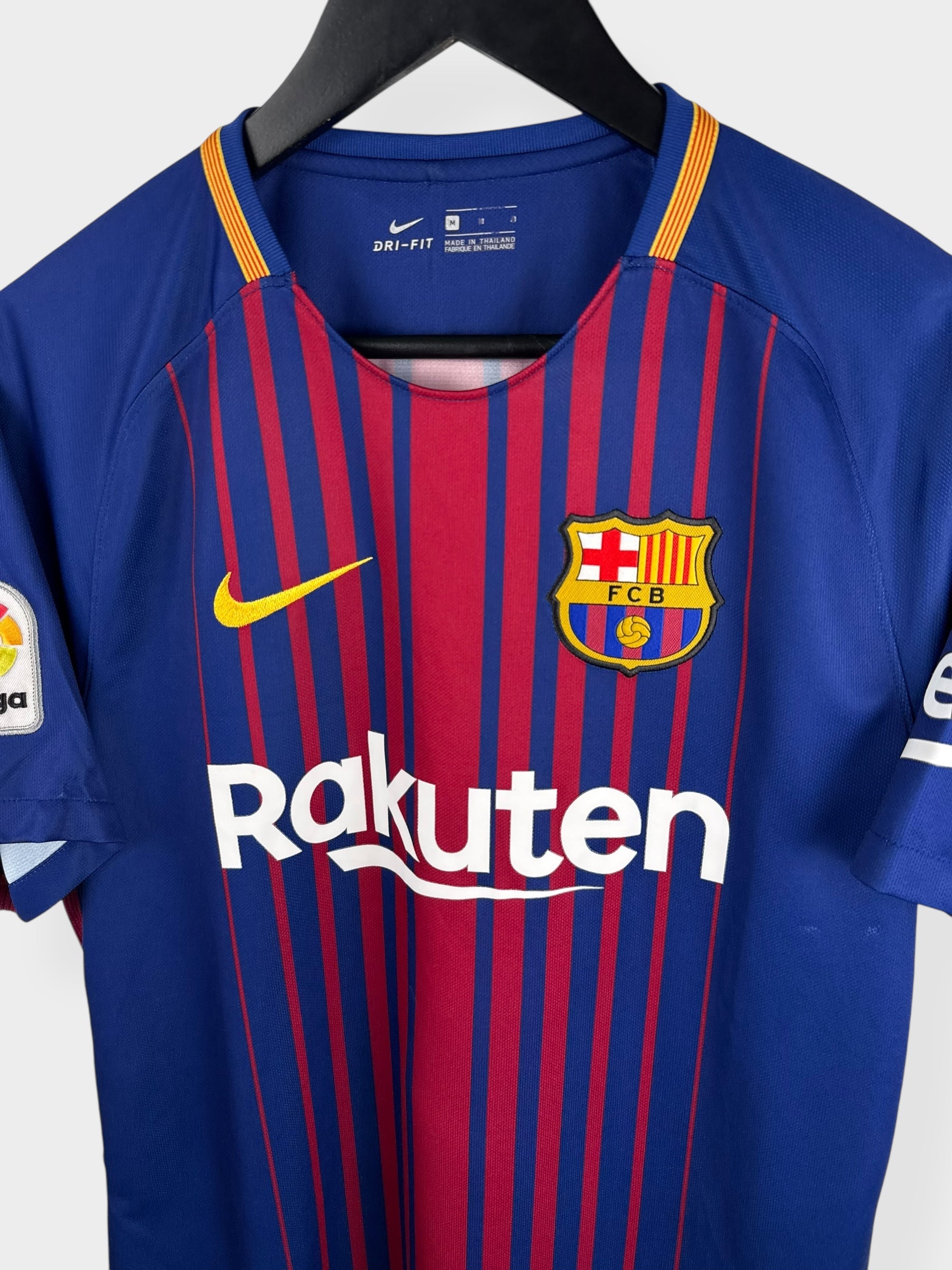 2017-18 BARCELONA HOME SHIRT SUAREZ #9 M - Authentic Football Club