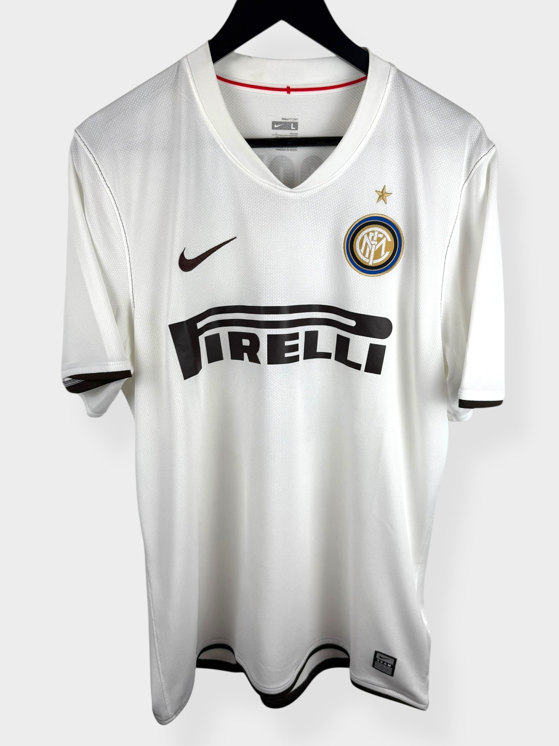 2008-09 INTER MILAN AWAY SHIRT ZANETTI #4 L - Authentic Football Club