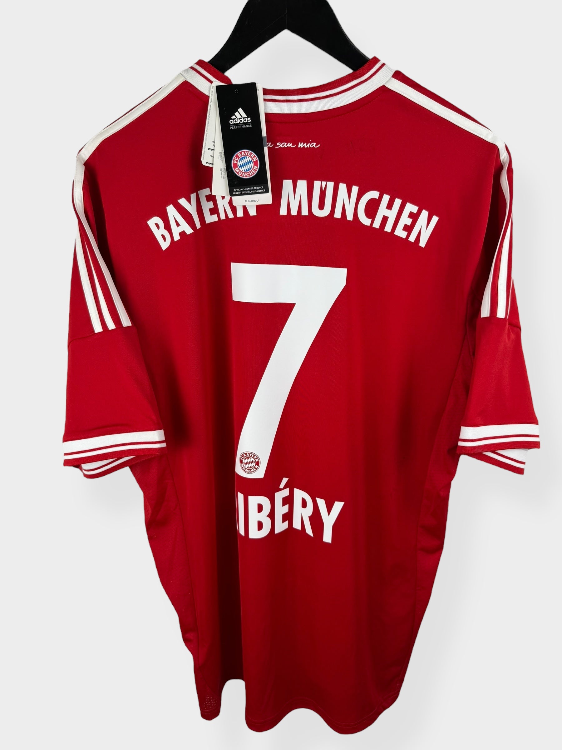 2013-14 BAYERN MUNICH HOME SHIRT RIBERY #7 XL