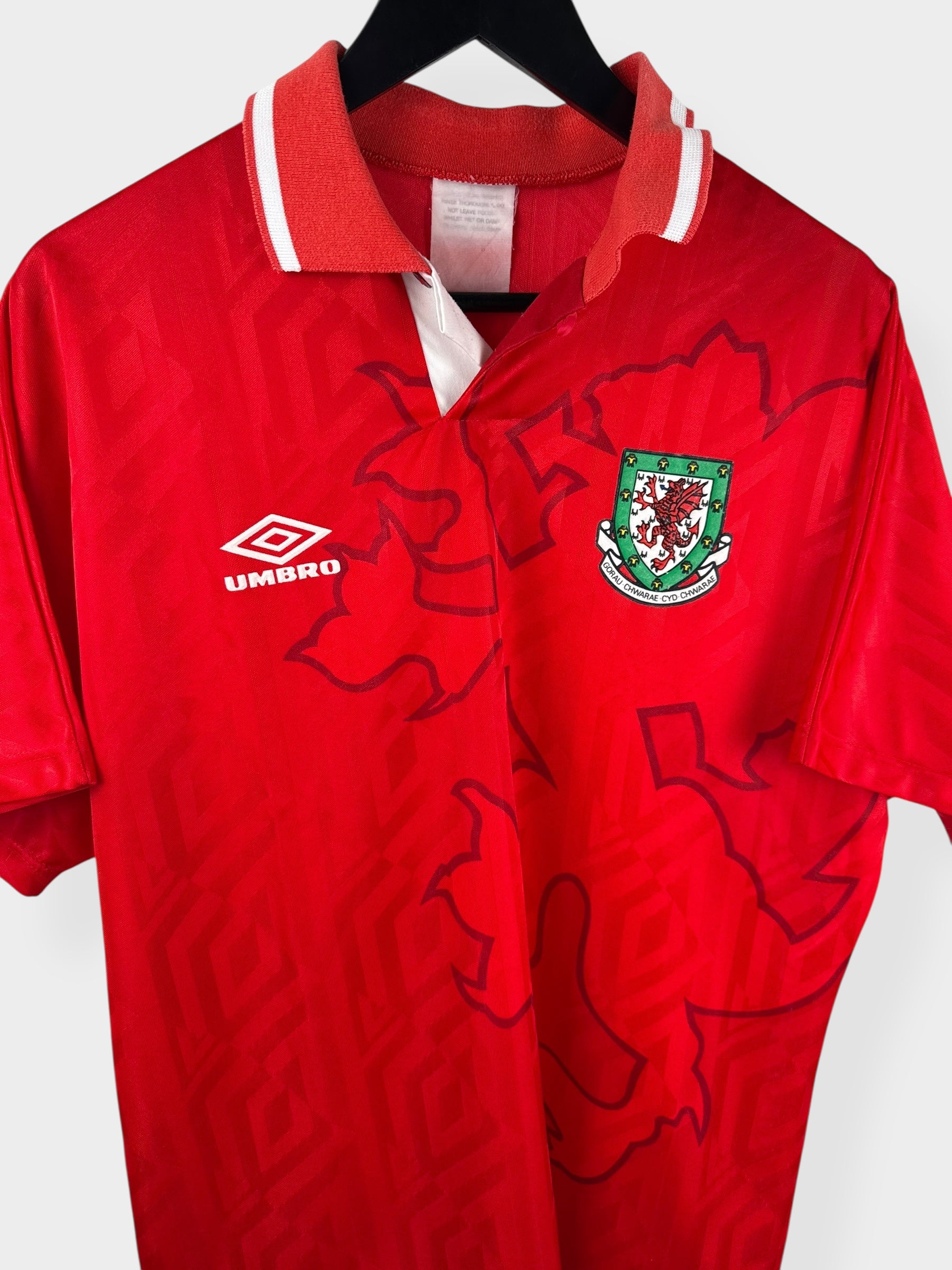 1992-94 WALES HOME SHIRT M - Authentic Football Club