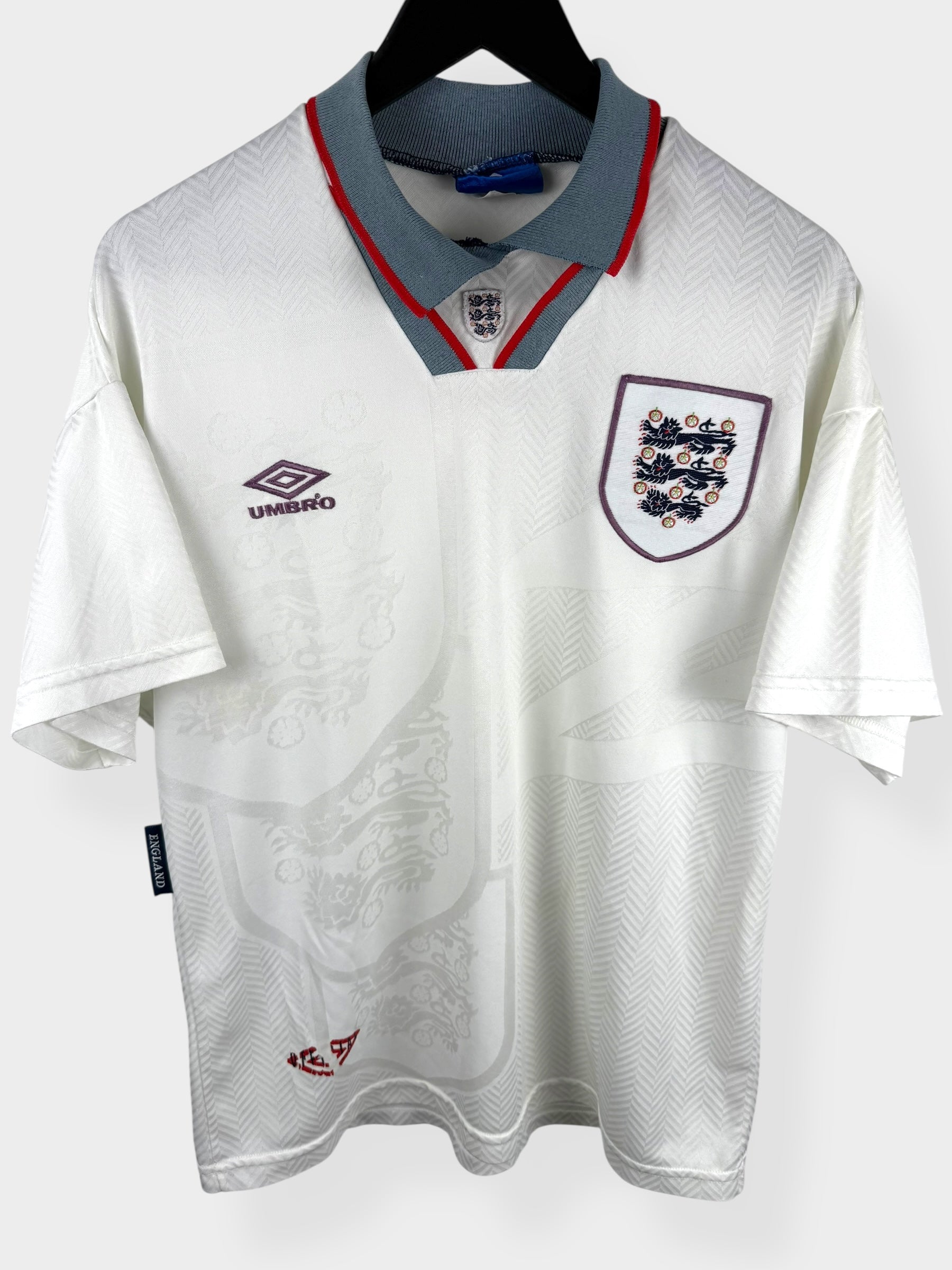 1993-94 ENGLAND HOME SHIRT M - Authentic Football Club