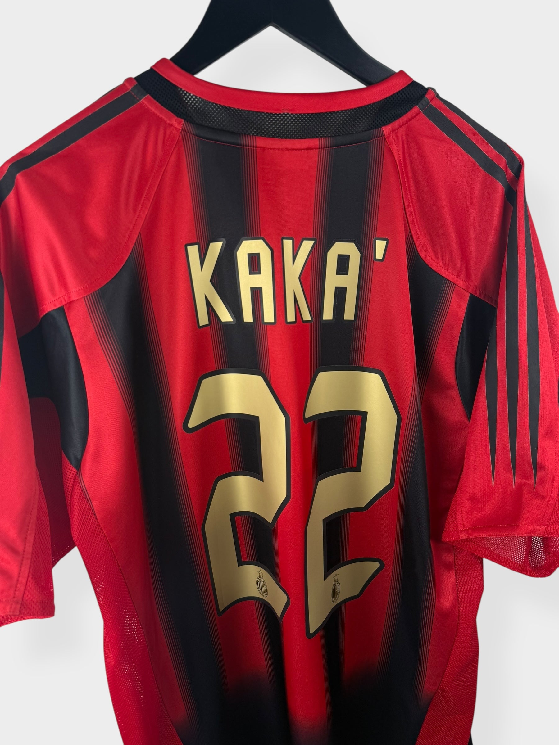 2004-05 AC MILAN HOME SHIRT KAKA #22 L - Authentic Football Club