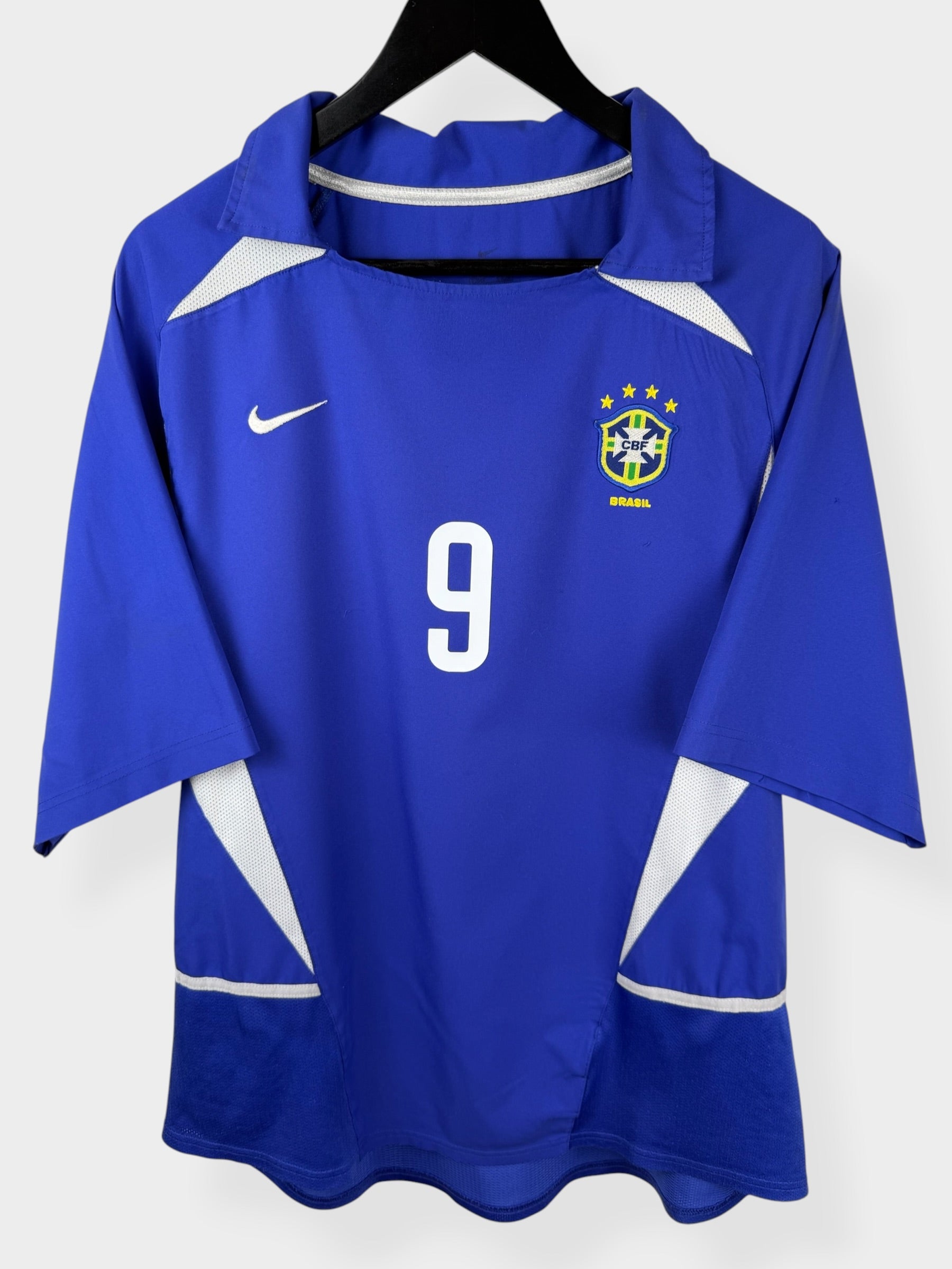 2002-04 BRAZIL AWAY SHIRT RONALDO #9 XL