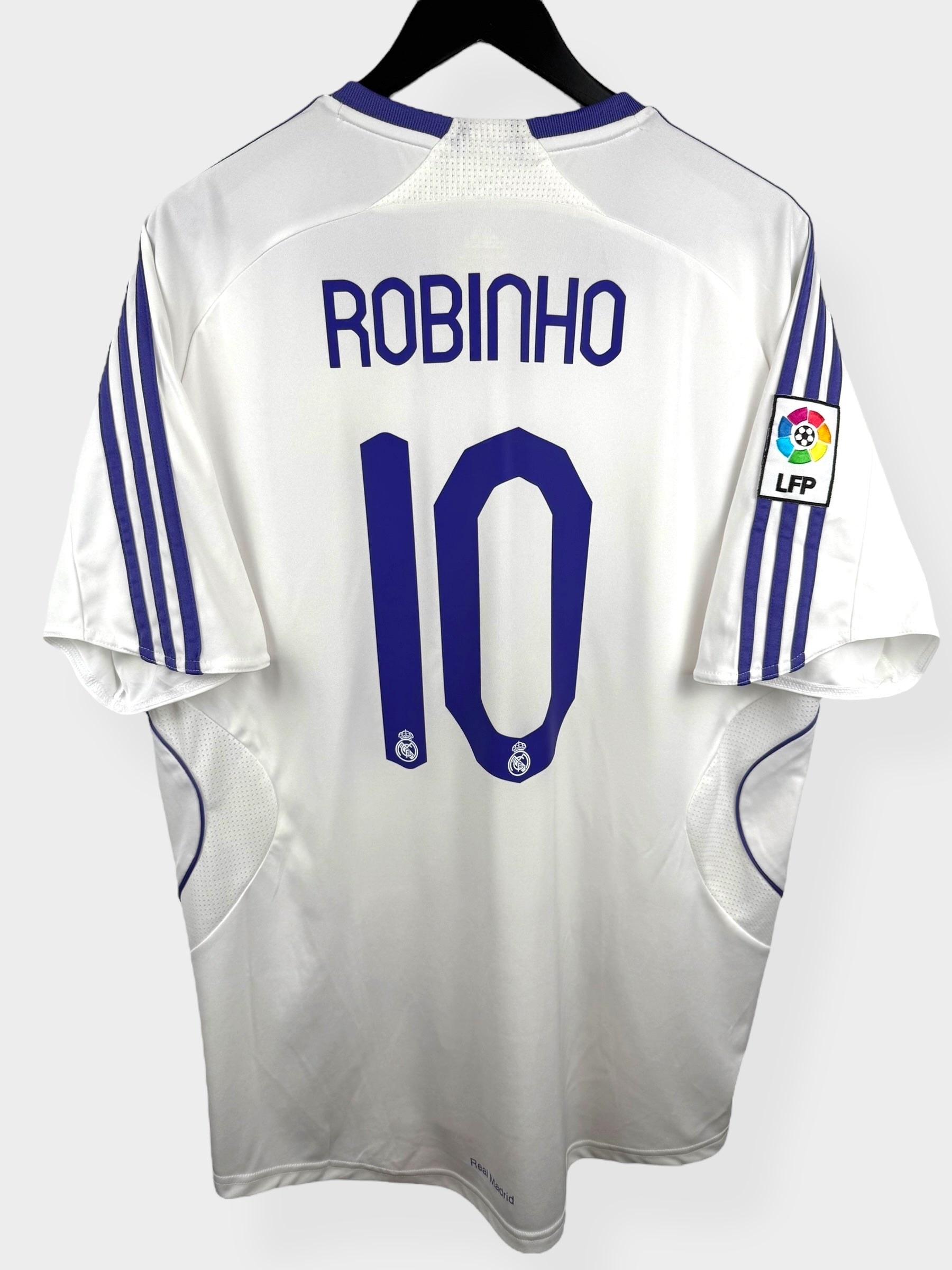 2007-08 REAL MADRID HOME SHIRT ROBINHO #10 L