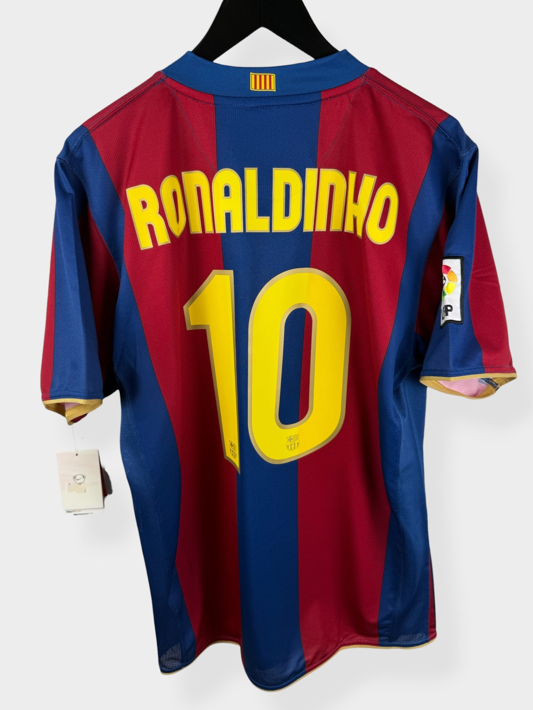 2007-08 BARCELONA HOME SHIRT RONALDINHO #10 L