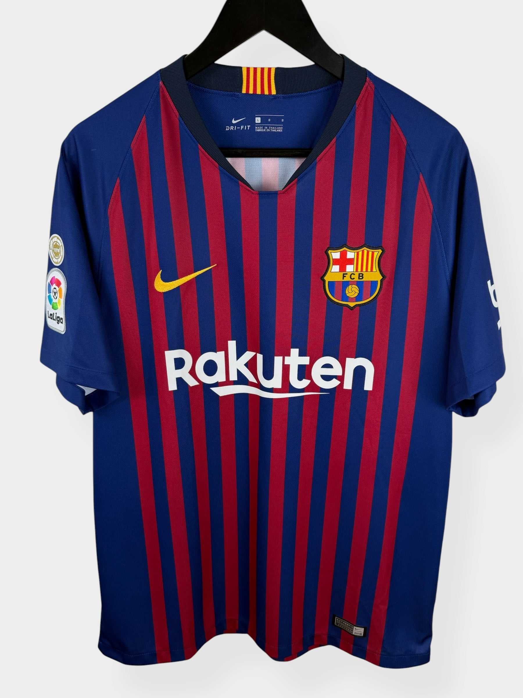 2018-19 BARCELONA HOME SHIRT MESSI #10 L