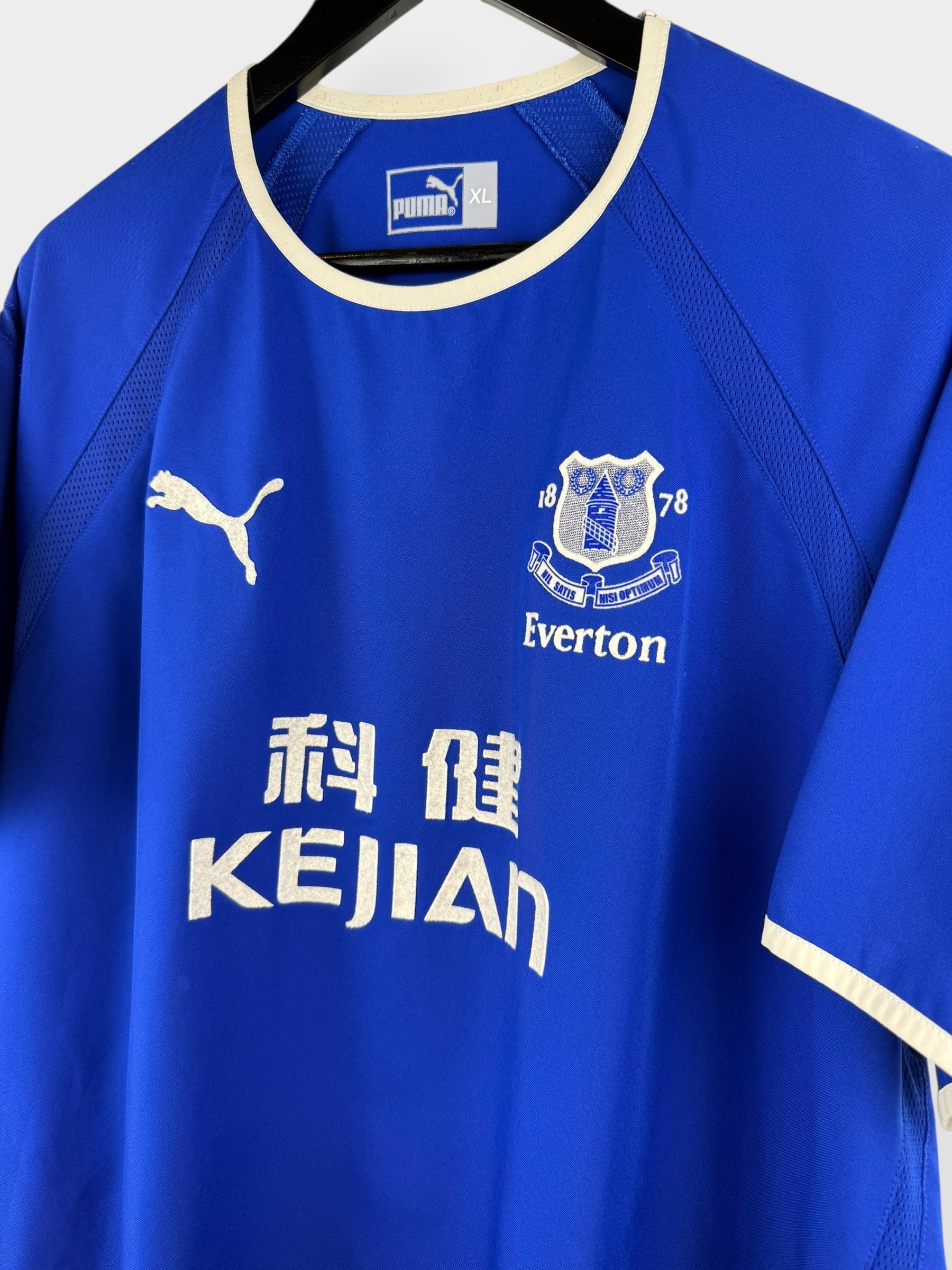 2003-04 EVERTON HOME SHIRT XL