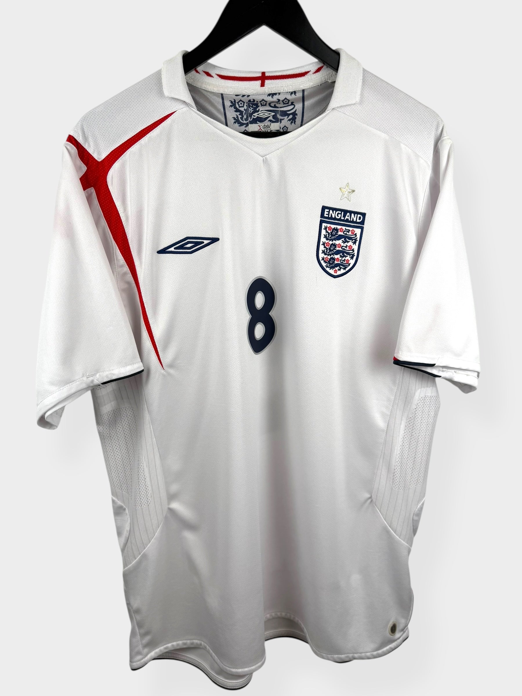 2005-07 ENGLAND HOME SHIRT LAMPARD #8 XL