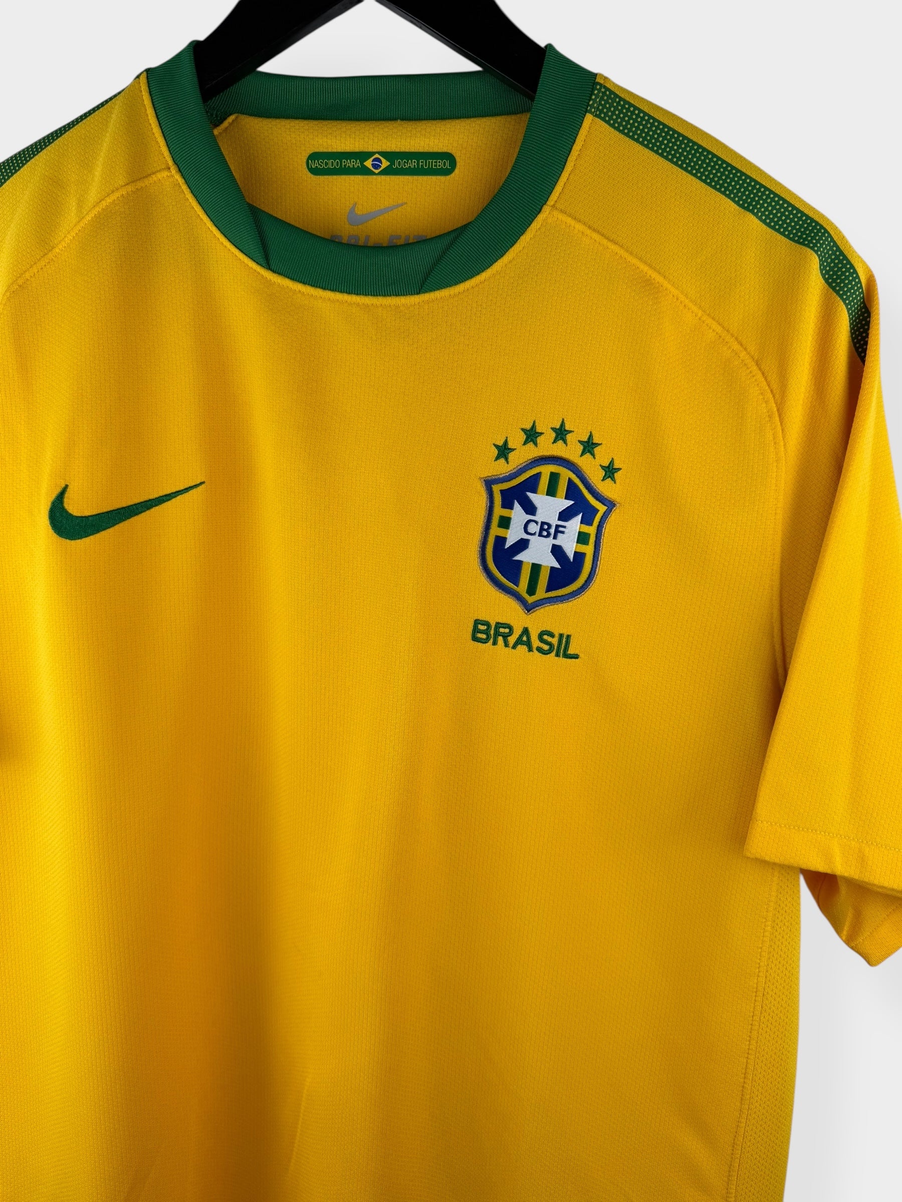 2010-11 BRAZIL HOME SHIRT L
