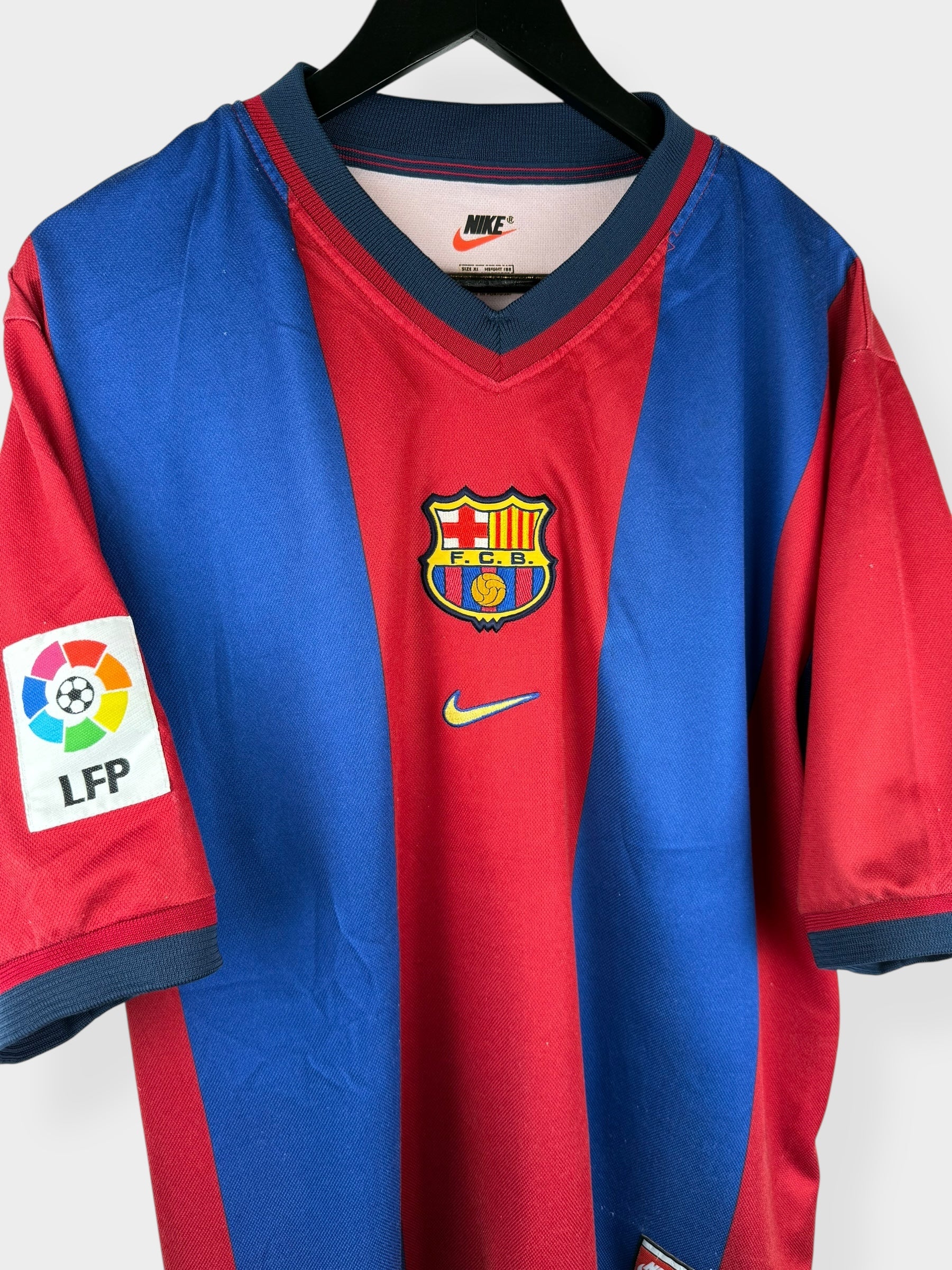1998-00 BARCELONA HOME SHIRT XL