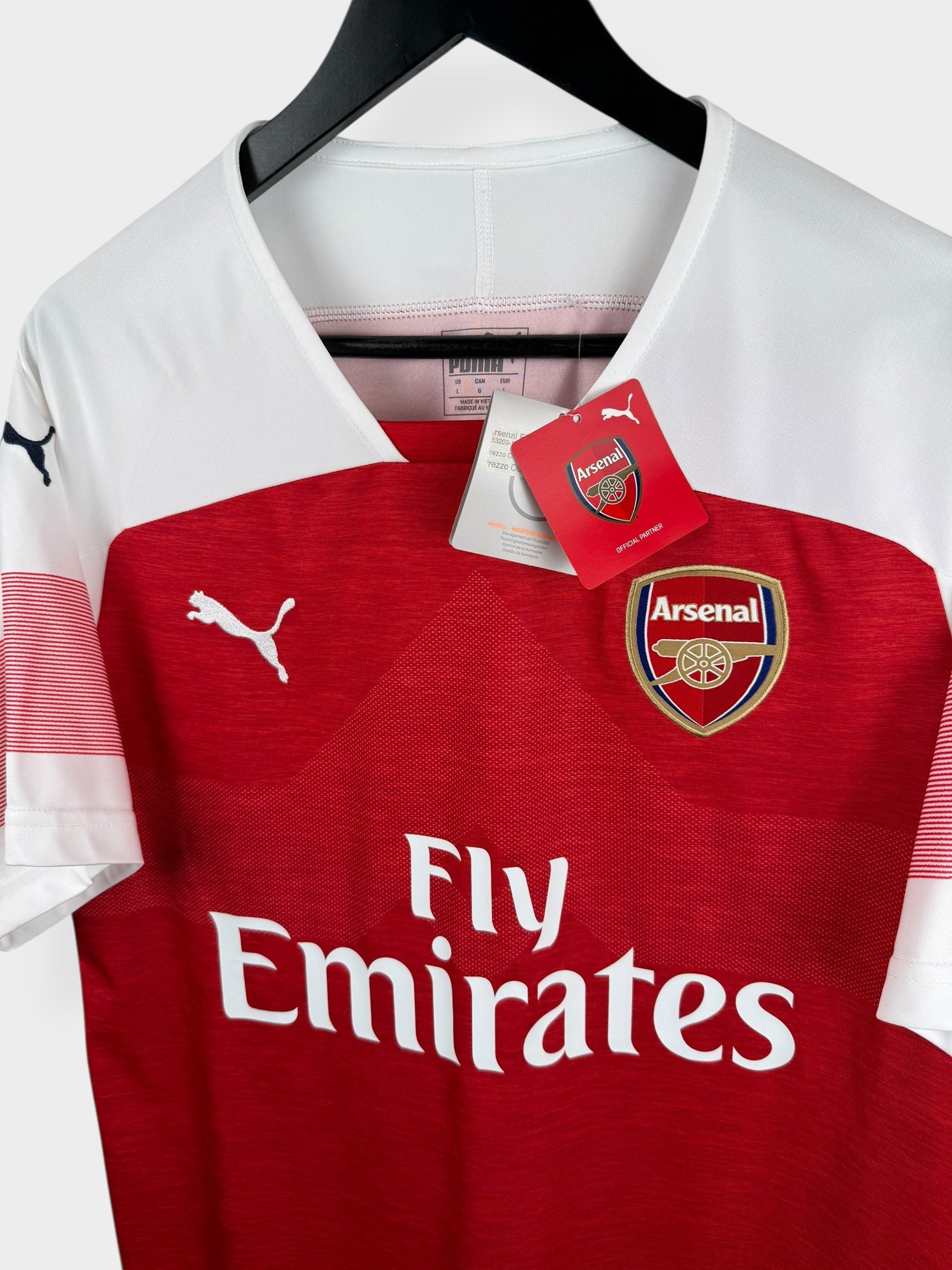 2018-19 ARSENAL HOME SHIRT DAVID LUIZ #23 L - Authentic Football Club