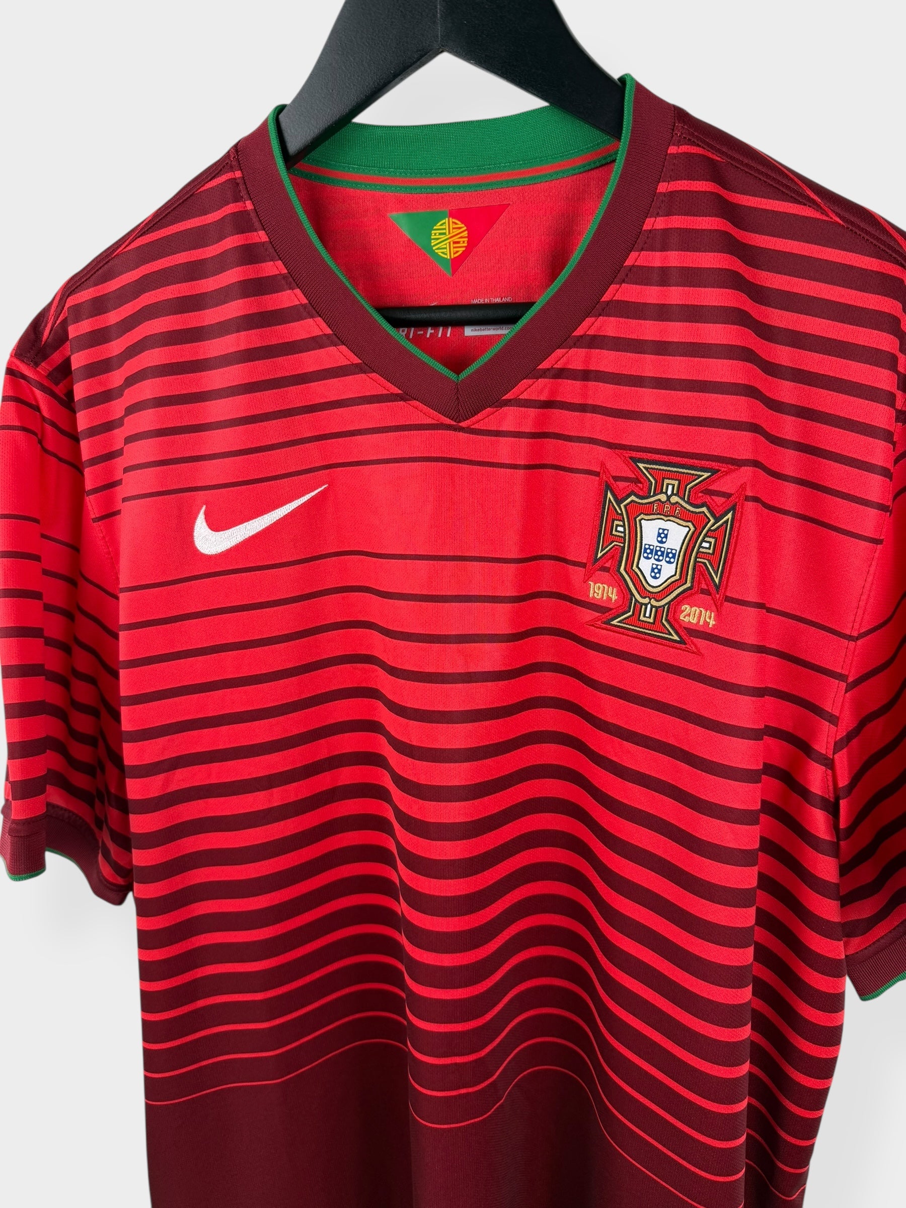 2014-15 PORTUGAL HOME SHIRT XL - Authentic Football Club