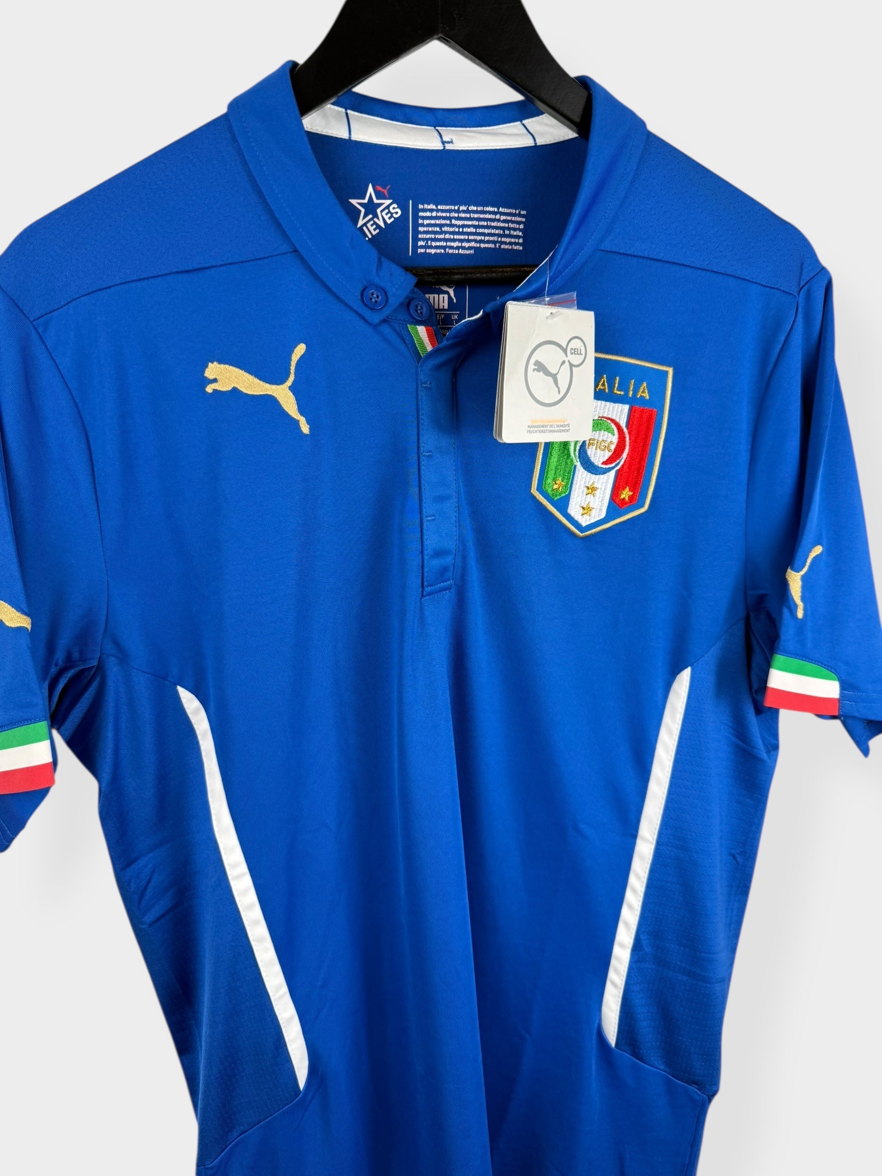 2014-15 ITALY HOME SHIRT L - Authentic Football Club