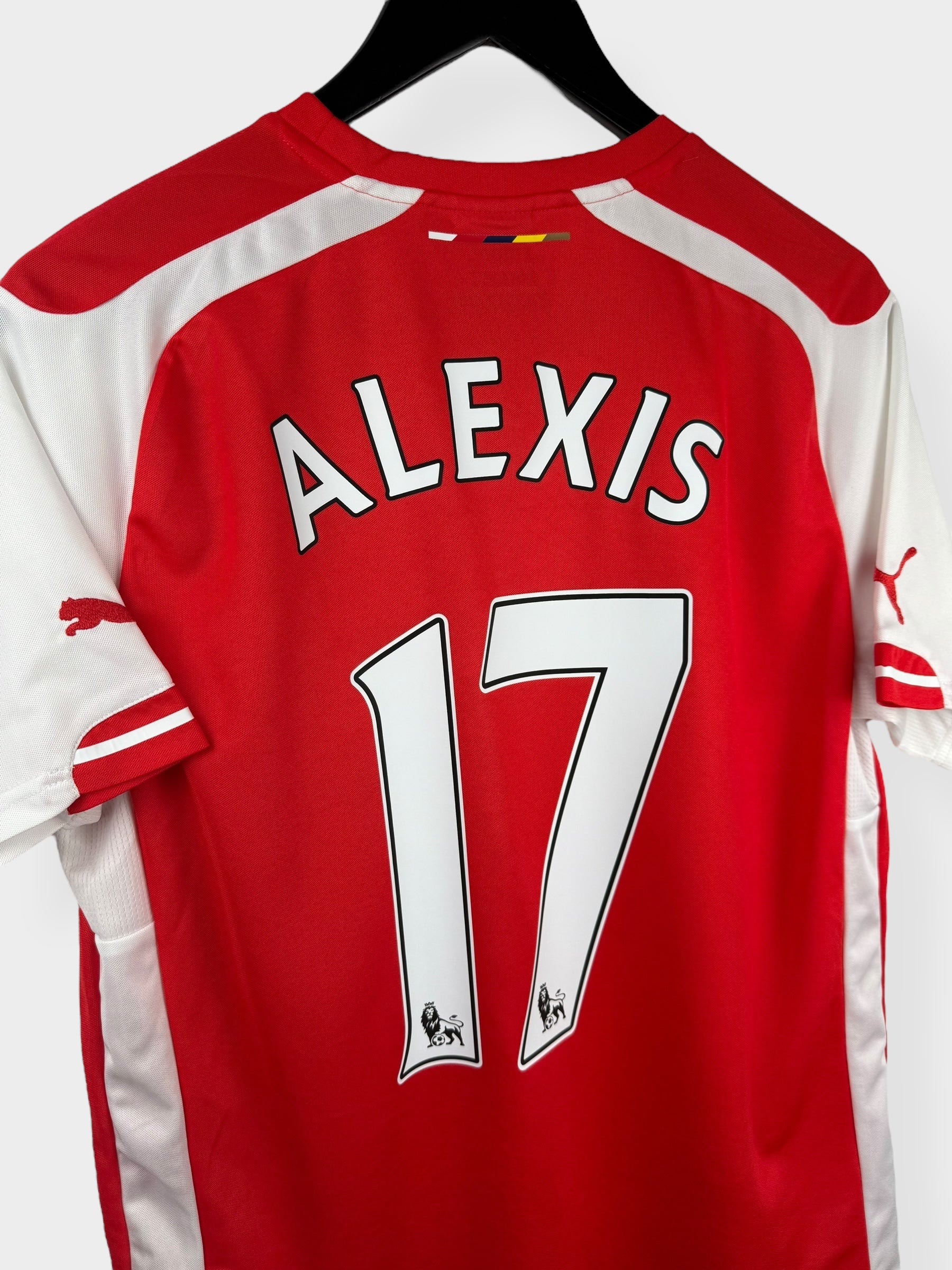 2014-15 ARSENAL HOME SHIRT ALEXIS #17 M