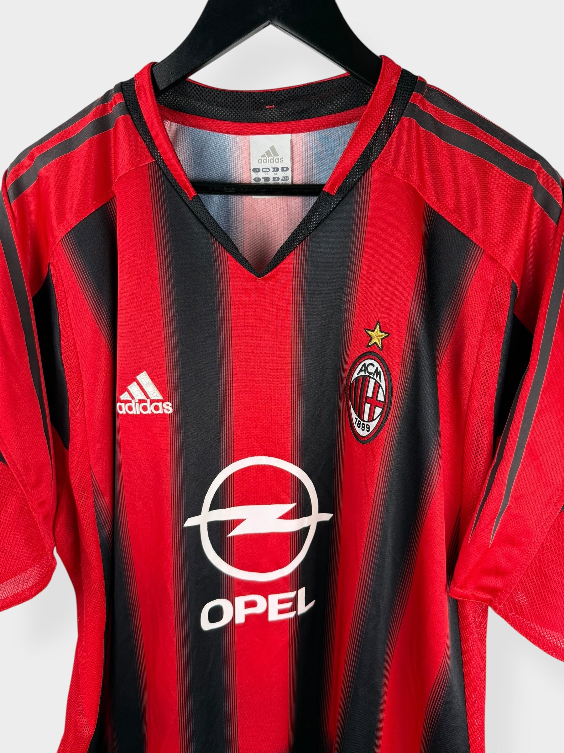 2004-05 AC MILAN HOME SHIRT MALDINI #3 XL