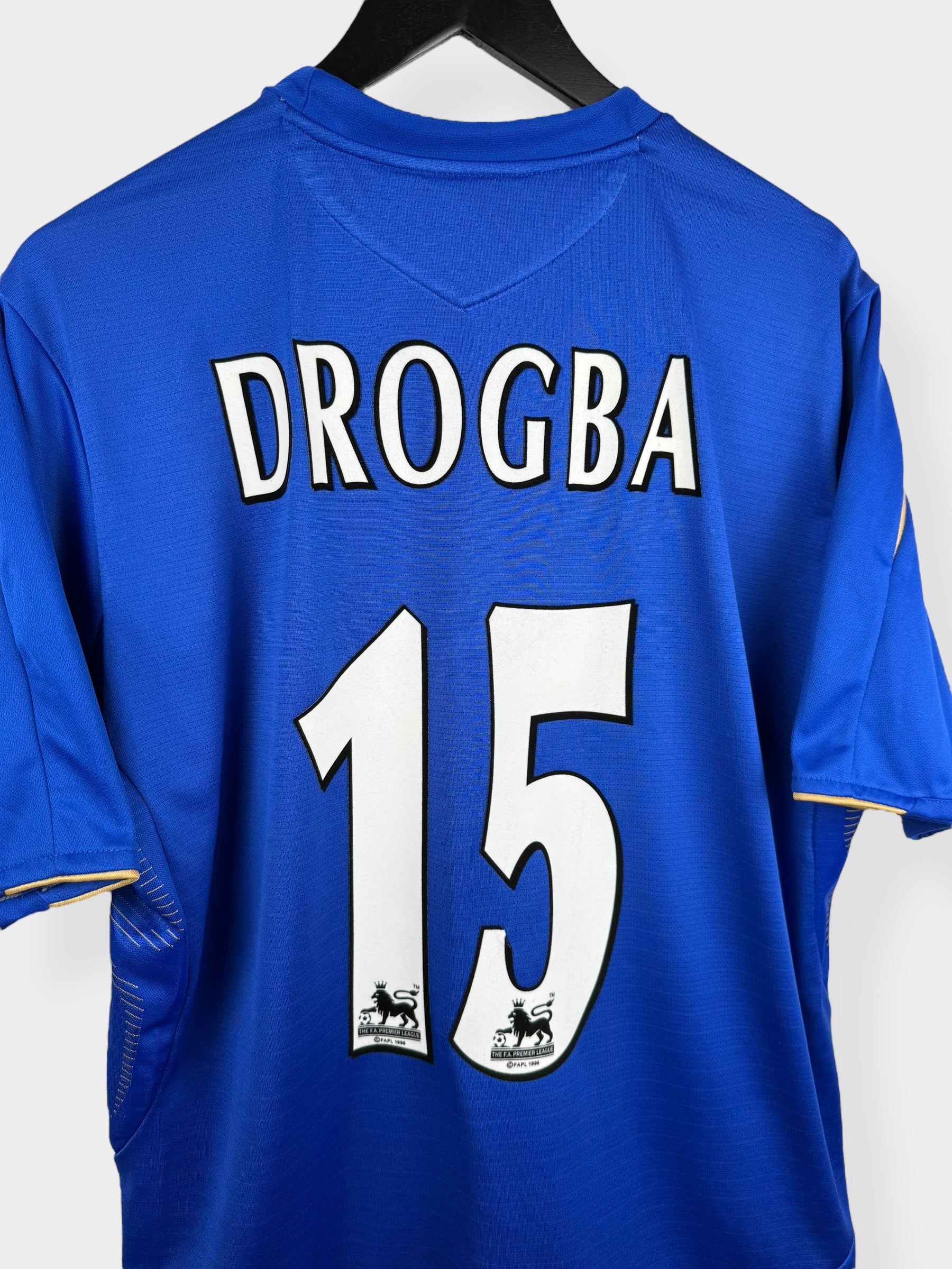 2005-06 CHELSEA HOME SHIRT DROGBA #15 XL