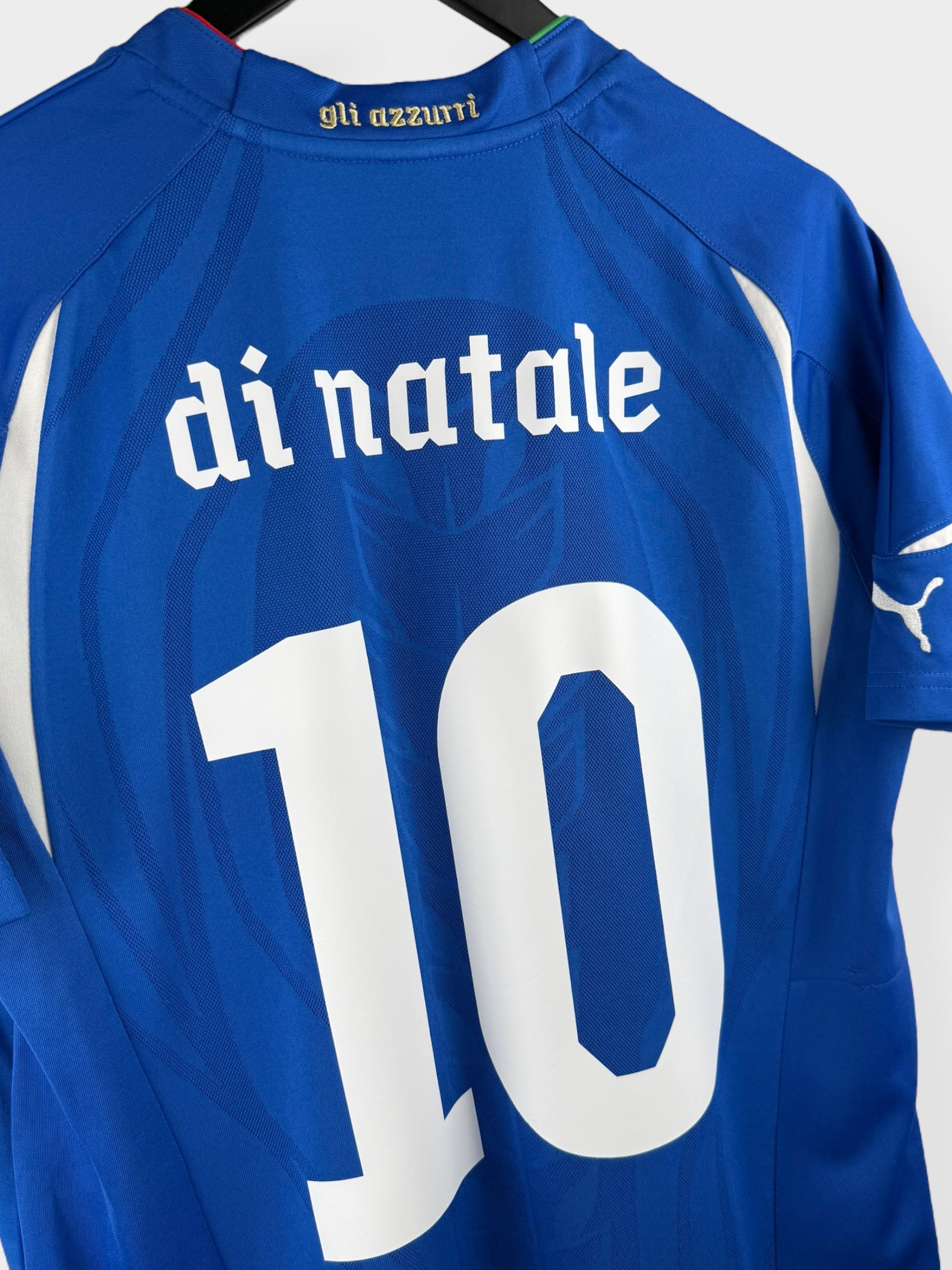 2010-12 ITALY HOME SHIRT DI NATALE #10 M