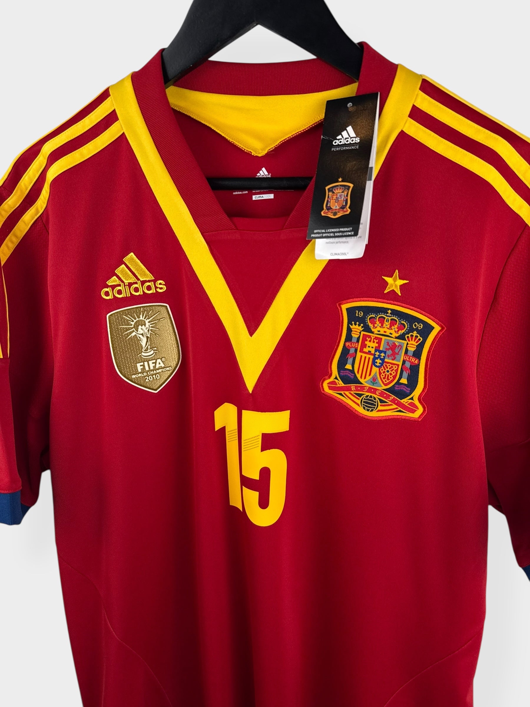 2012-13 SPAIN HOME SHIRT SERGIO RAMOS #15 L