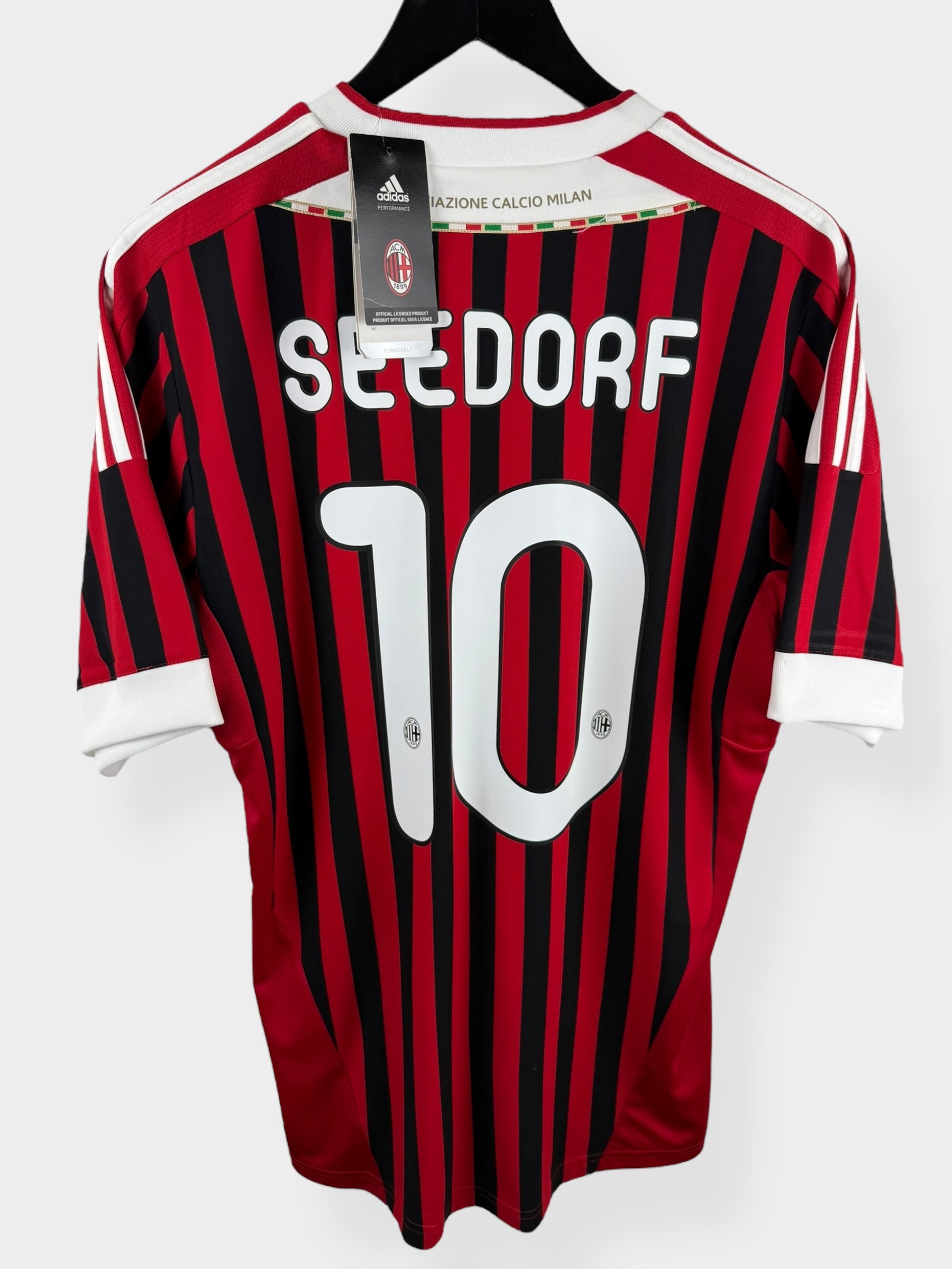 2011-12 AC MILAN HOME SHIRT SEEDORF #10 M